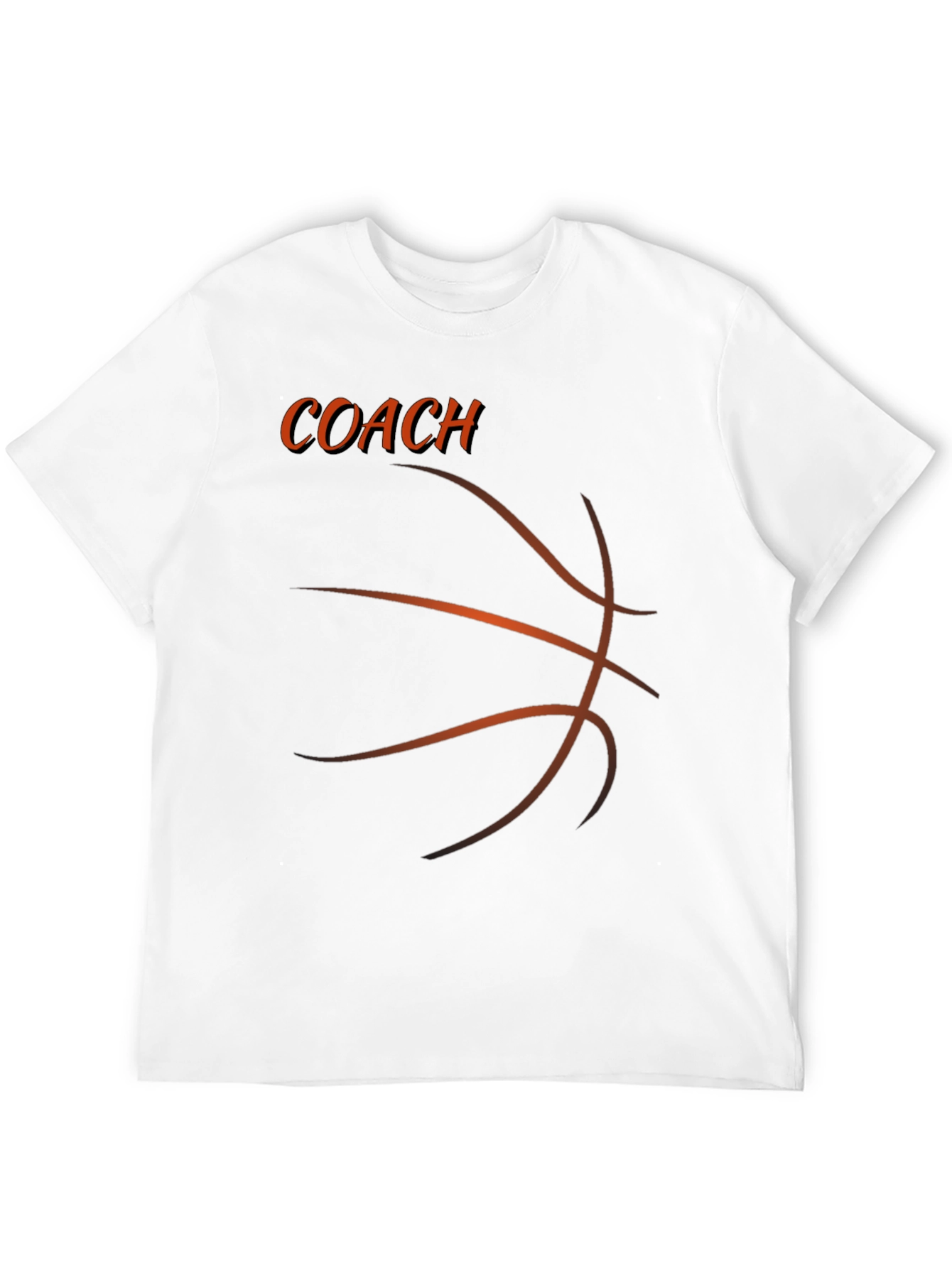 Coach Basketball Graphic T-Shirt