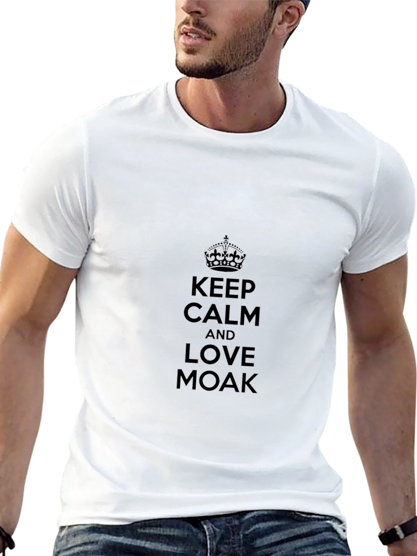 Keep Calm and Love Moak Black T-Shirt