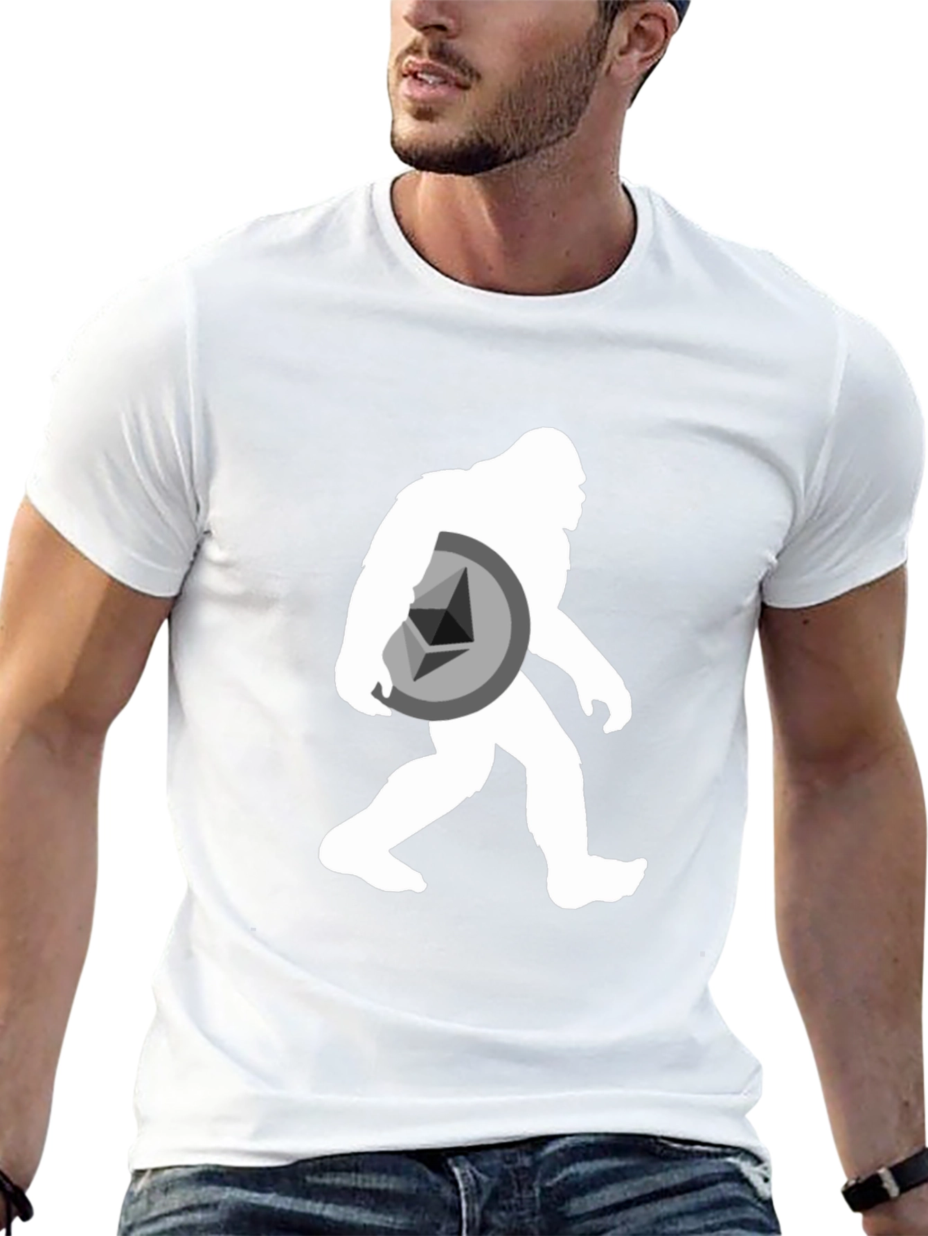Crypto Bigfoot Ethereum T-Shirt - Funny Crypto Tee