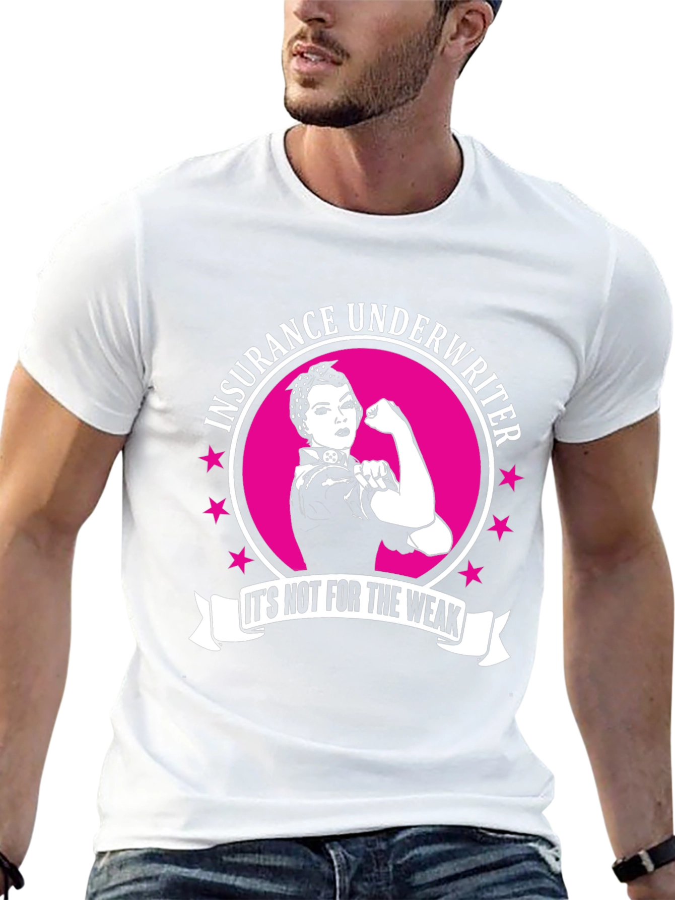 Insurance Underwriter Rosie the Riveter T-Shirt