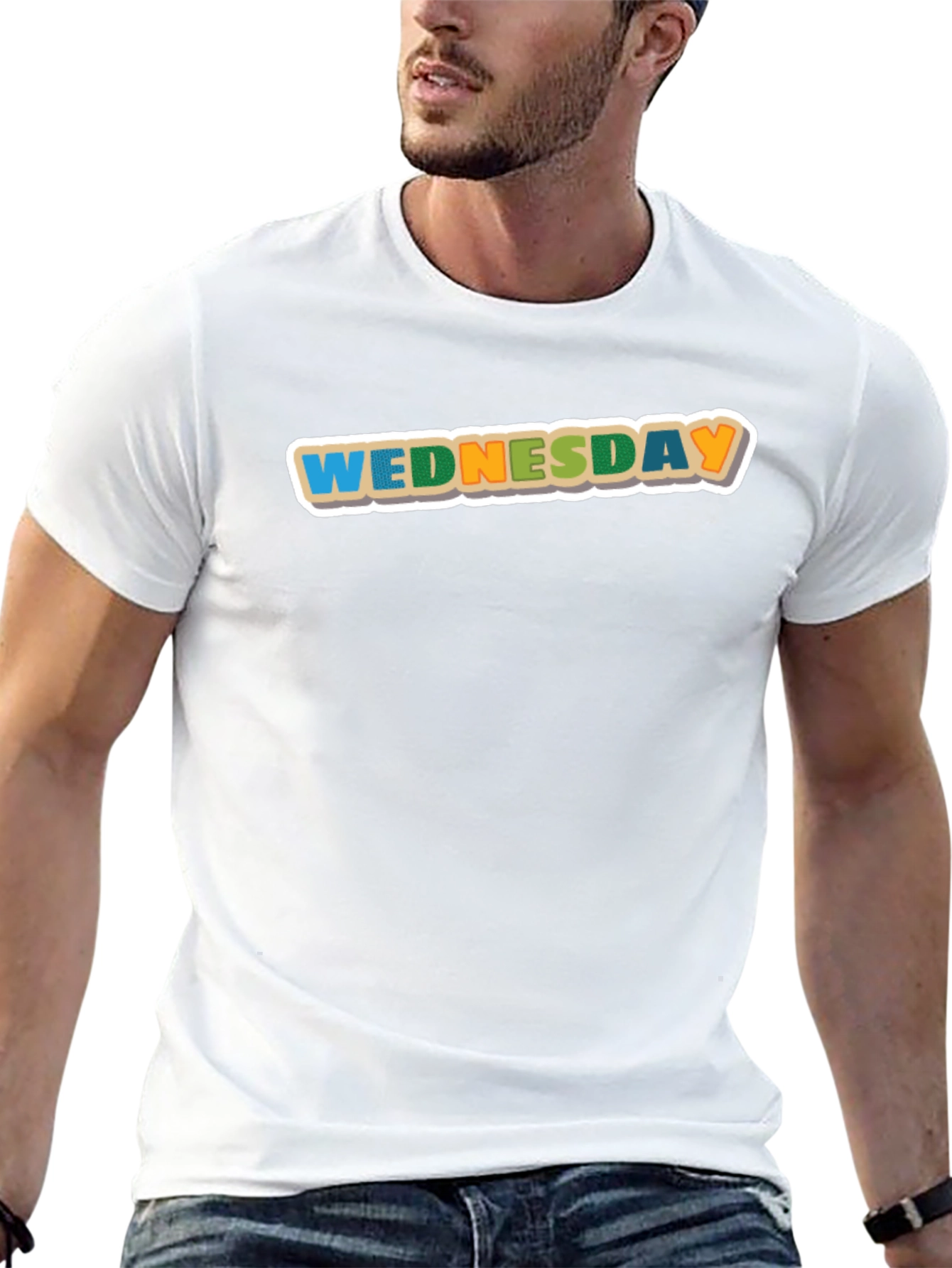 Wednesday Colorful Graphic T-Shirt
