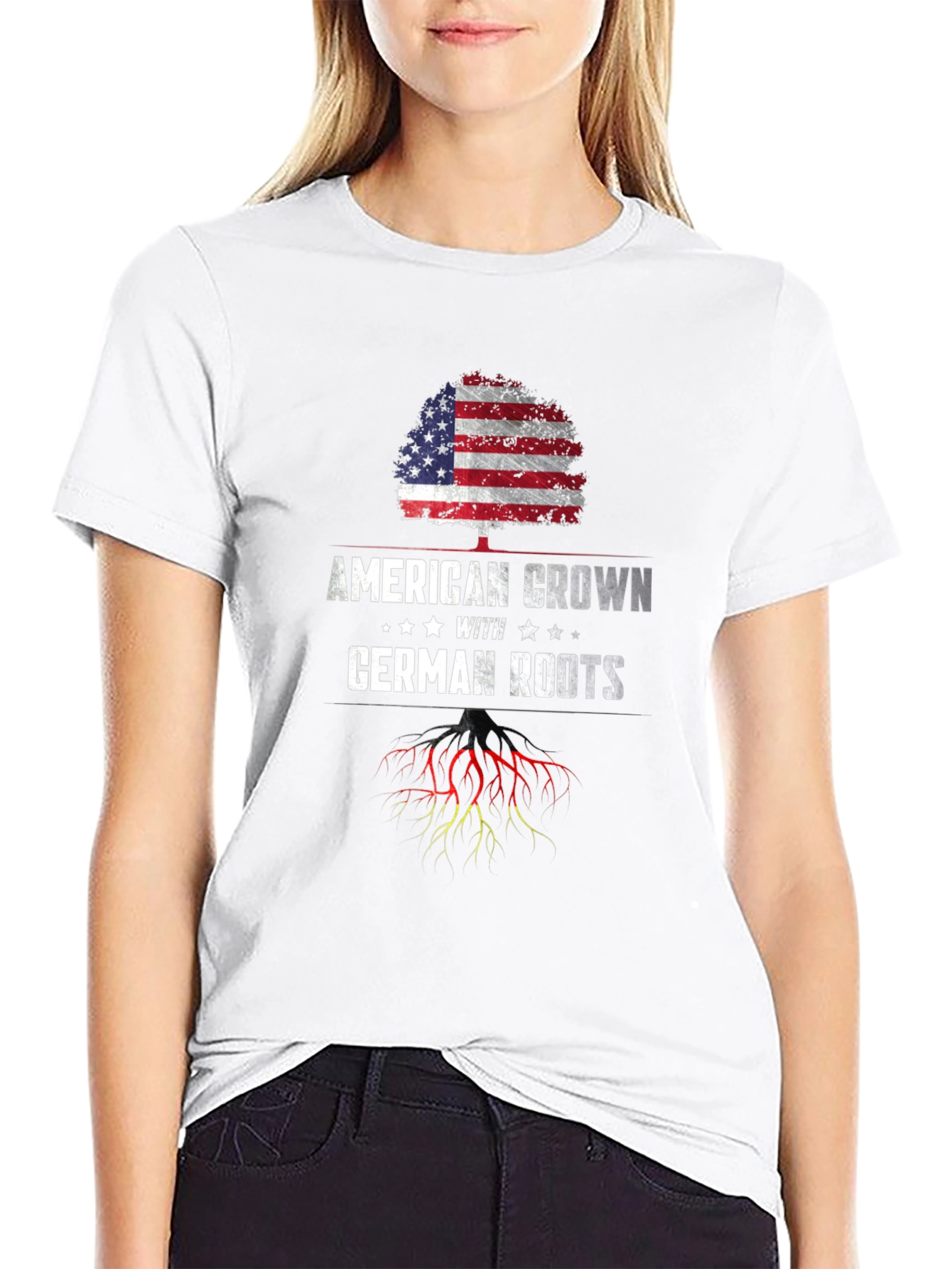 American Grown with German Roots T-Shirt