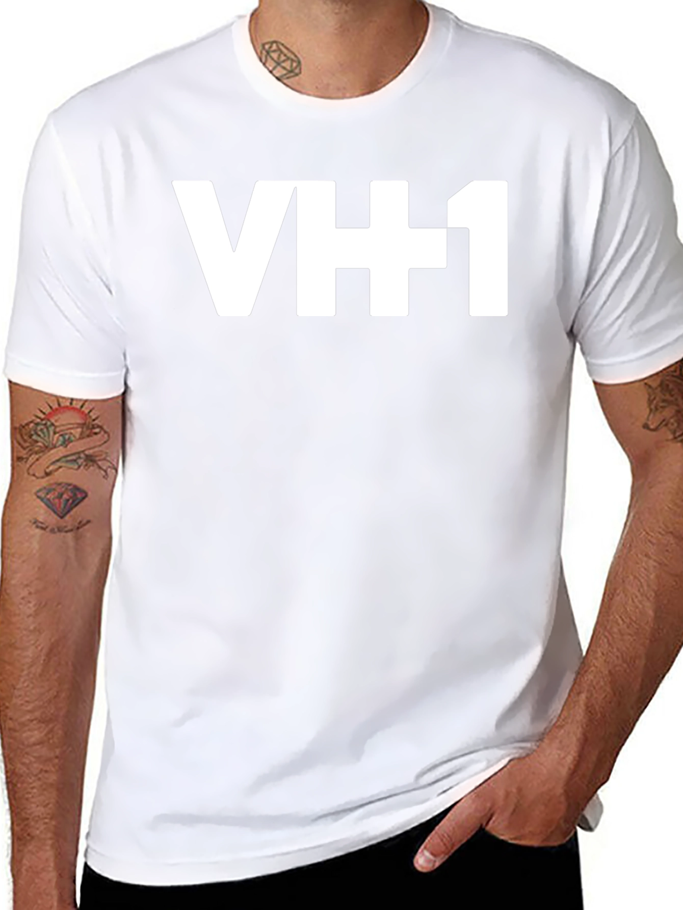 VH1 Logo T-Shirt - Classic Black Cotton Tee