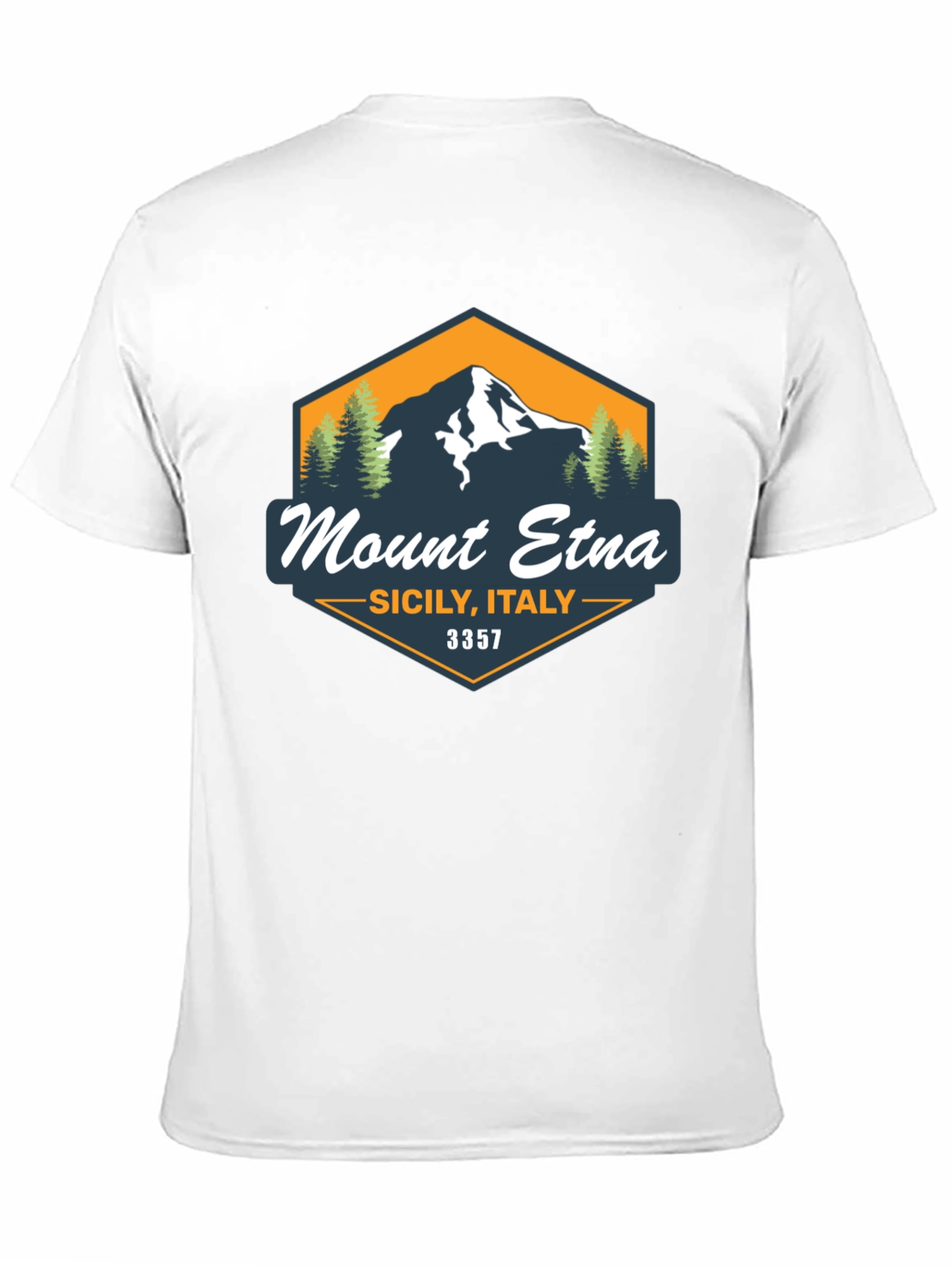 Mount Etna Sicily Italy Graphic Tee