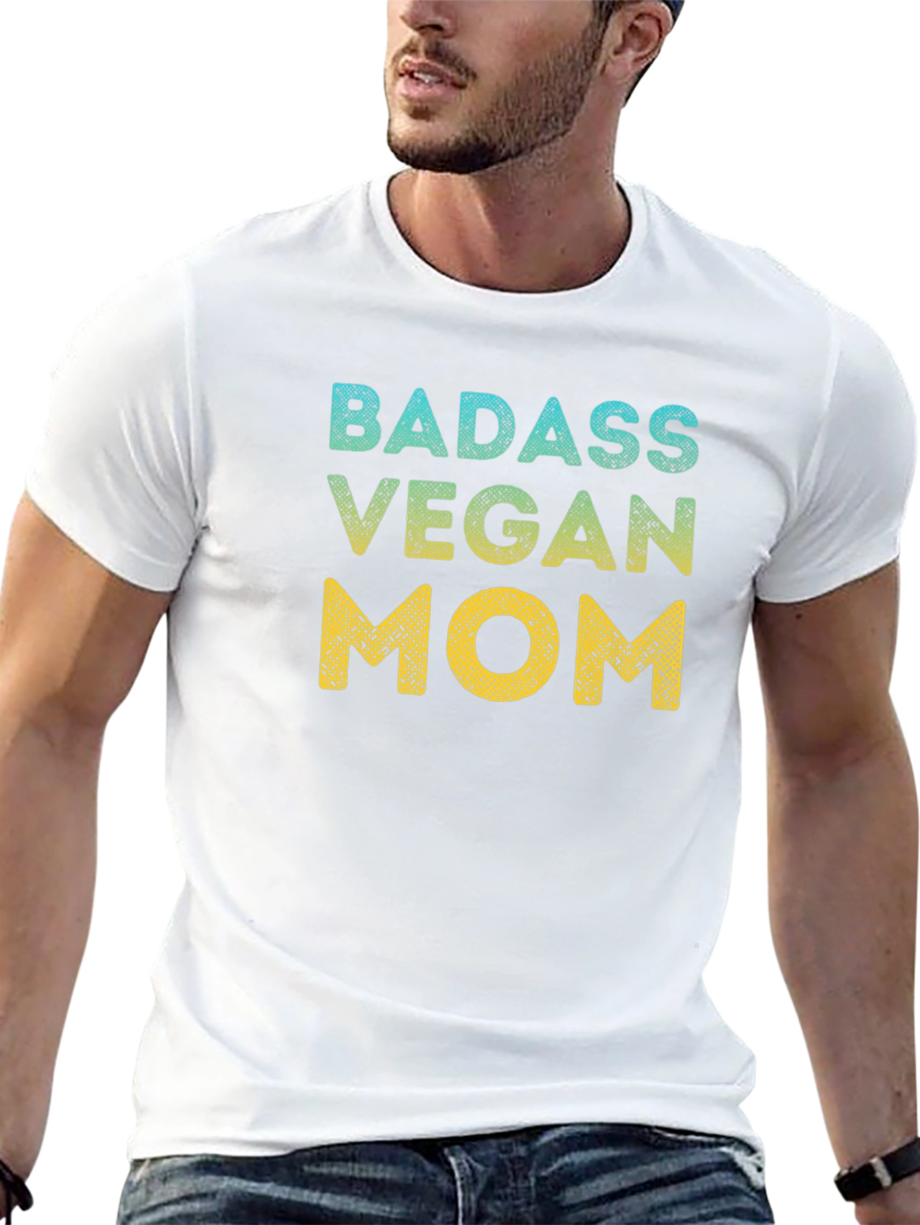 Badass Vegan Mom Graphic Tee - Unisex