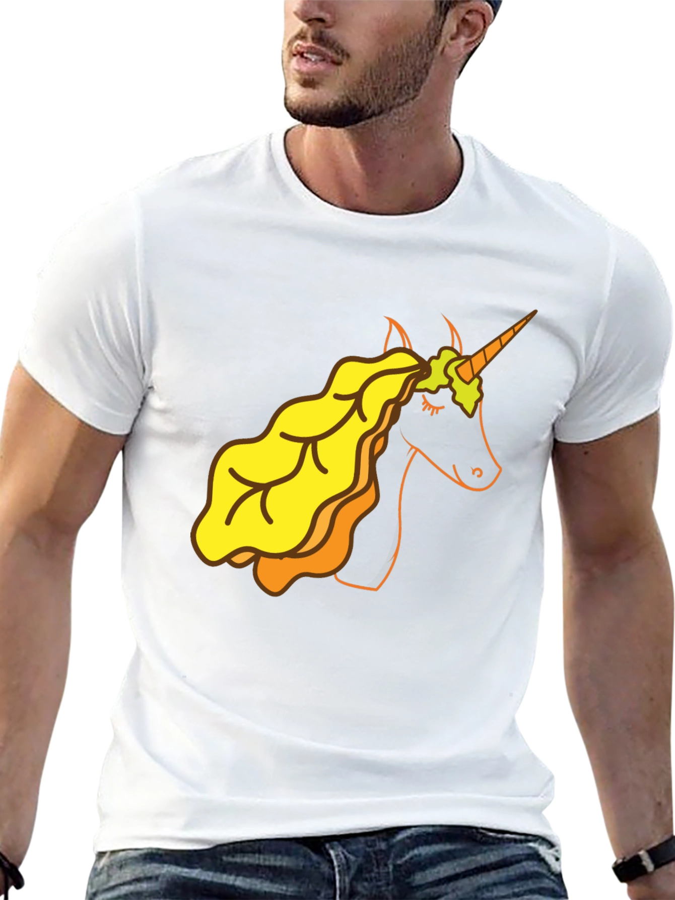 Unicorn Vomit T-Shirt Black Novelty Tee