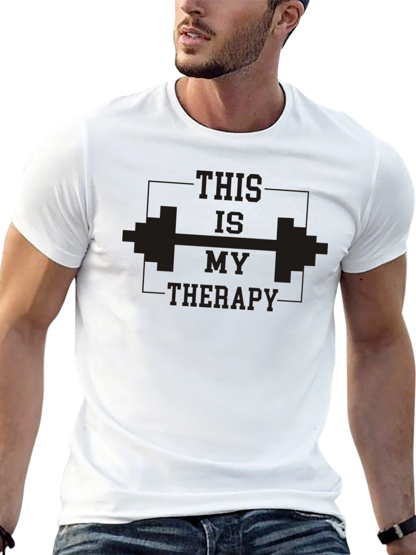 This is My Therapy Weightlifting T-Shirt