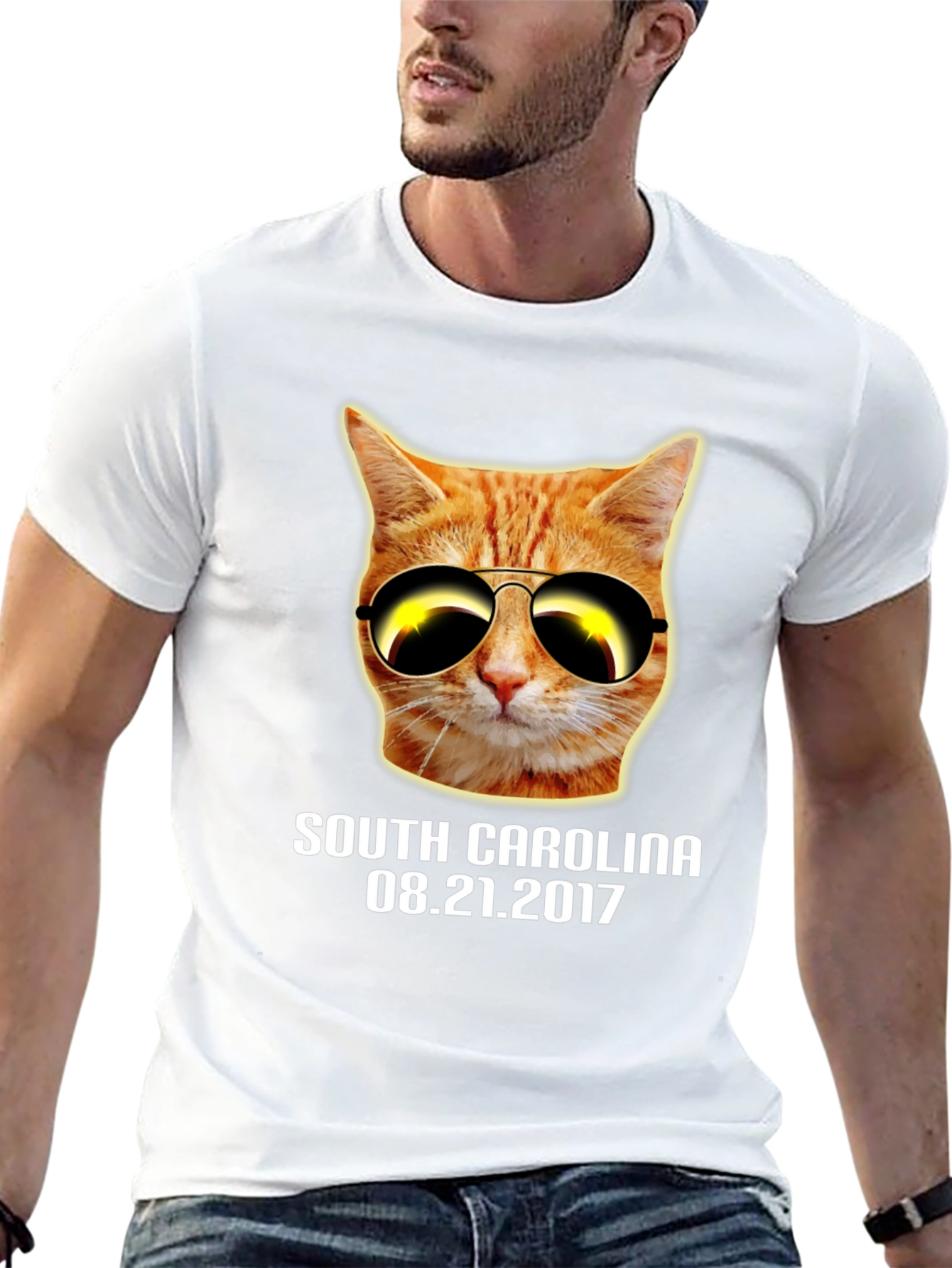 Cat Eclipse T-Shirt - South Carolina 2017