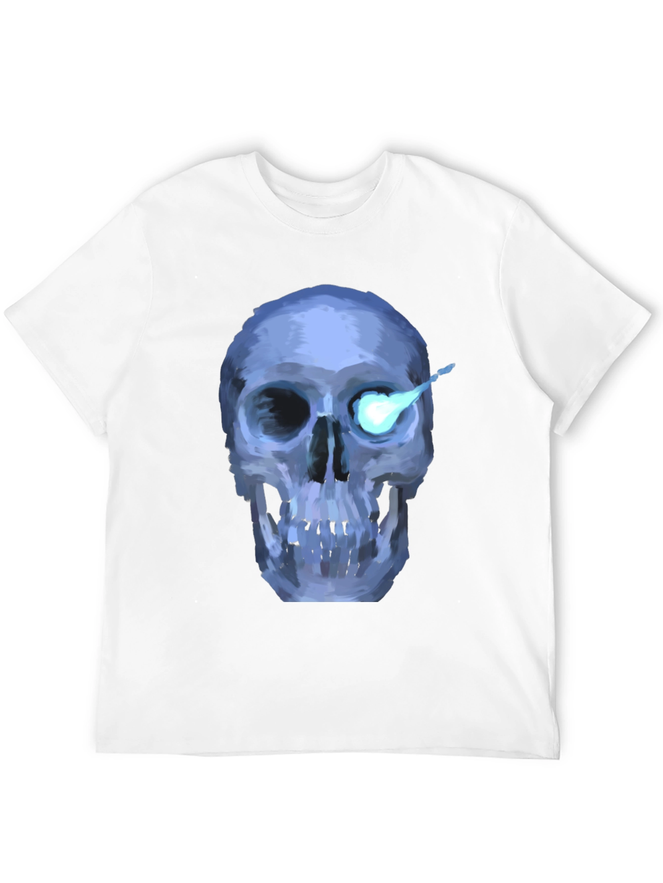 Cool Skull Graphic T-Shirt - Black