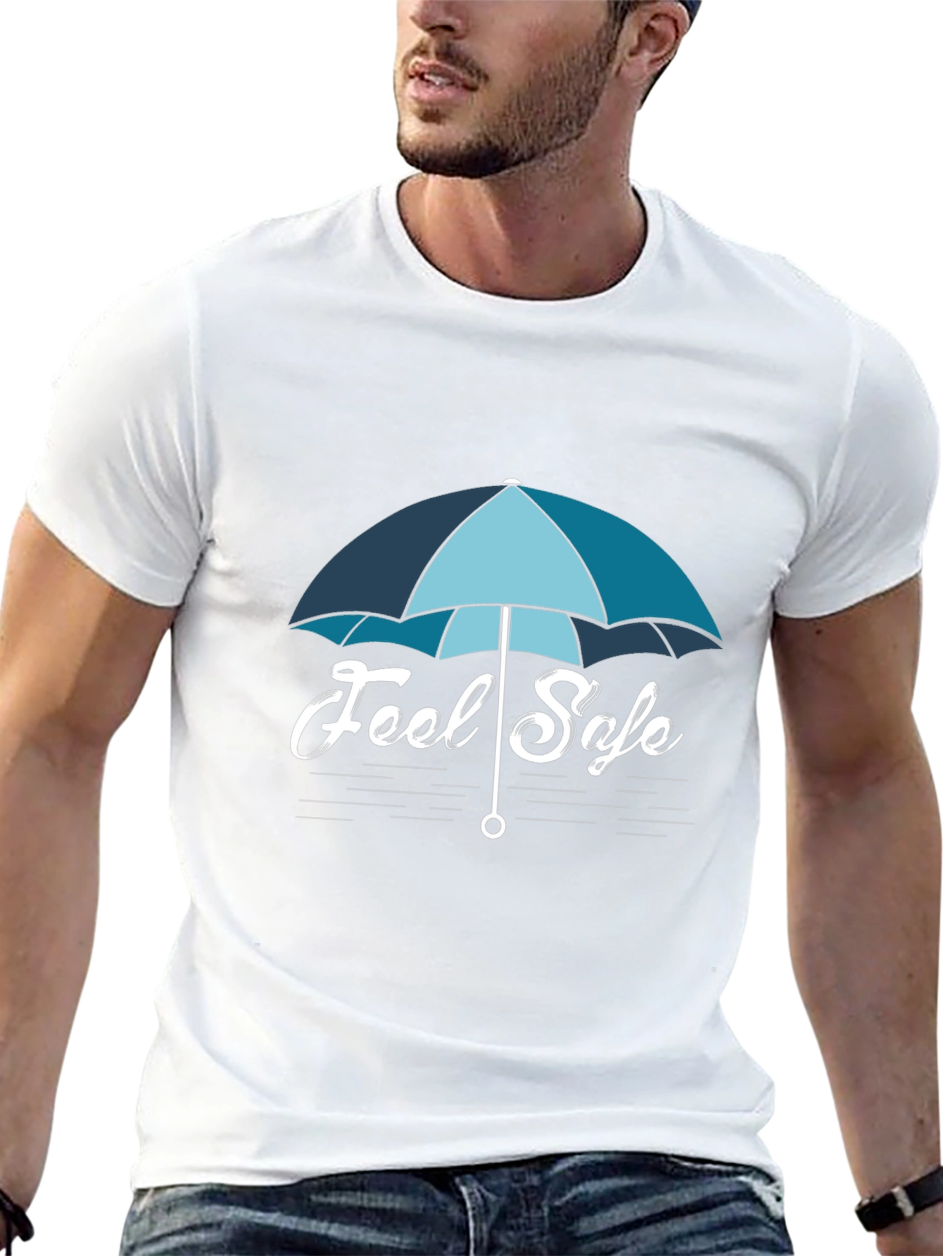 Feel Safe Graphic T-Shirt - Casual Comfort Tee