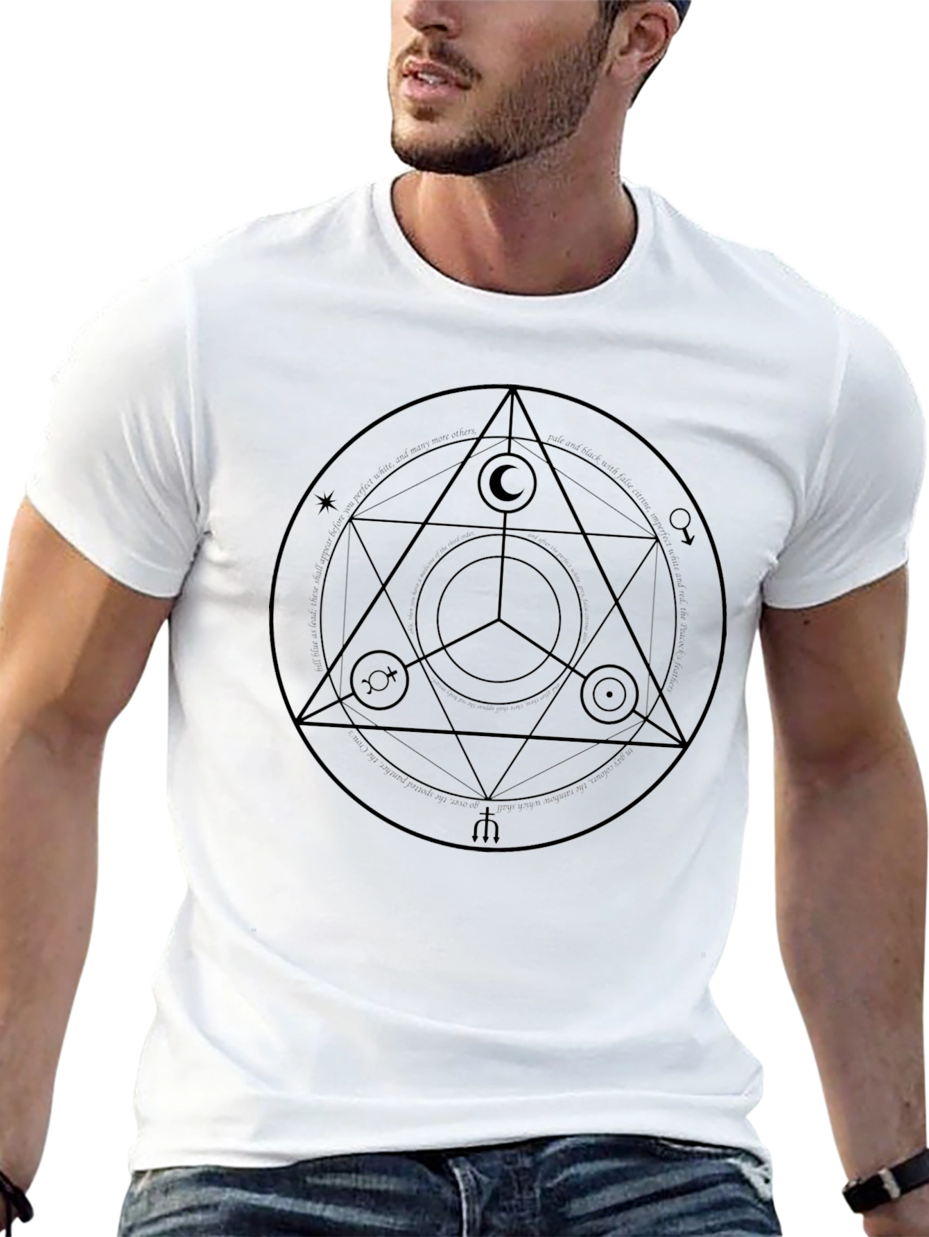 Symbolic Graphic Tee - Black Unisex Shirt