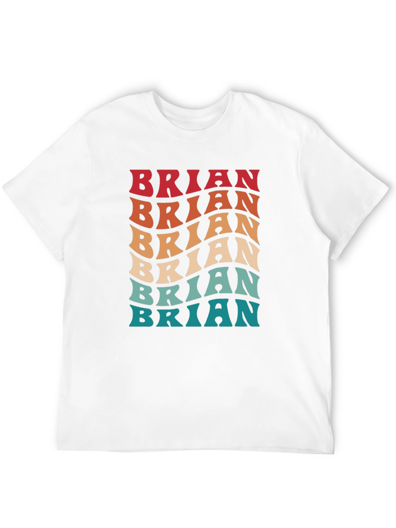 Retro Brian Tee - Personalized Name T-Shirt