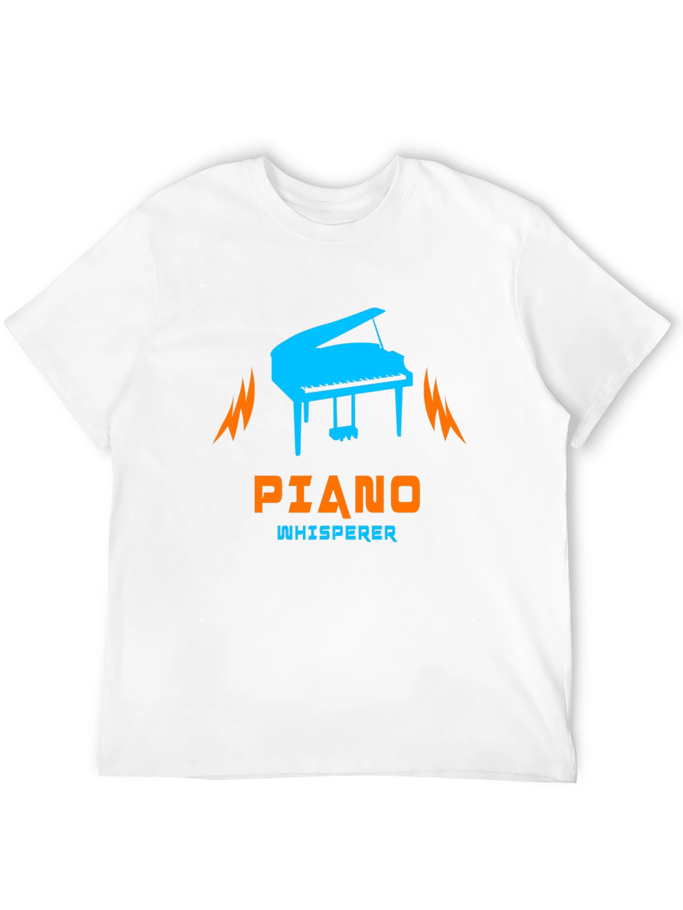 Piano Whisperer Graphic T-Shirt - Black
