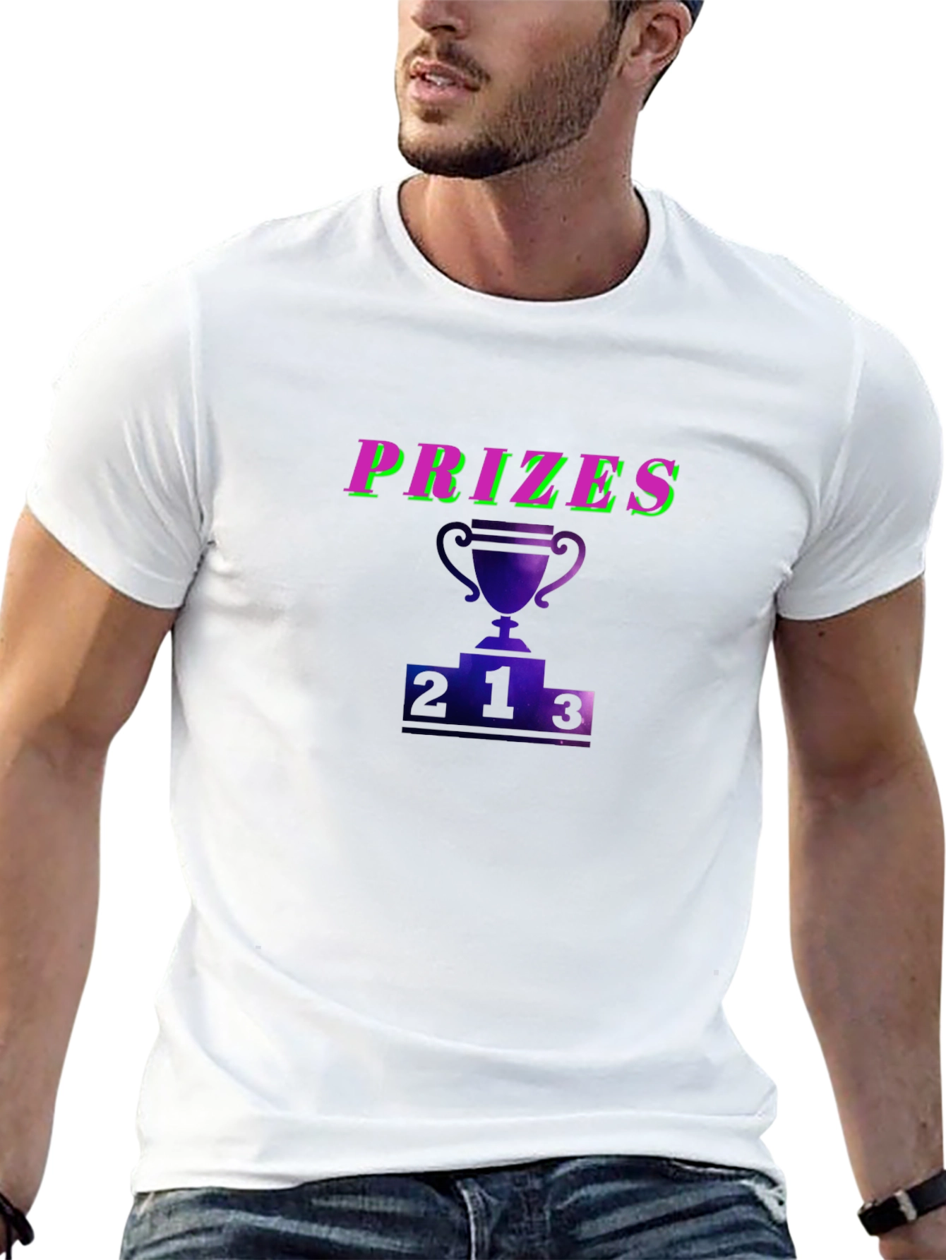 Prizes Trophy Graphic Black T-Shirt