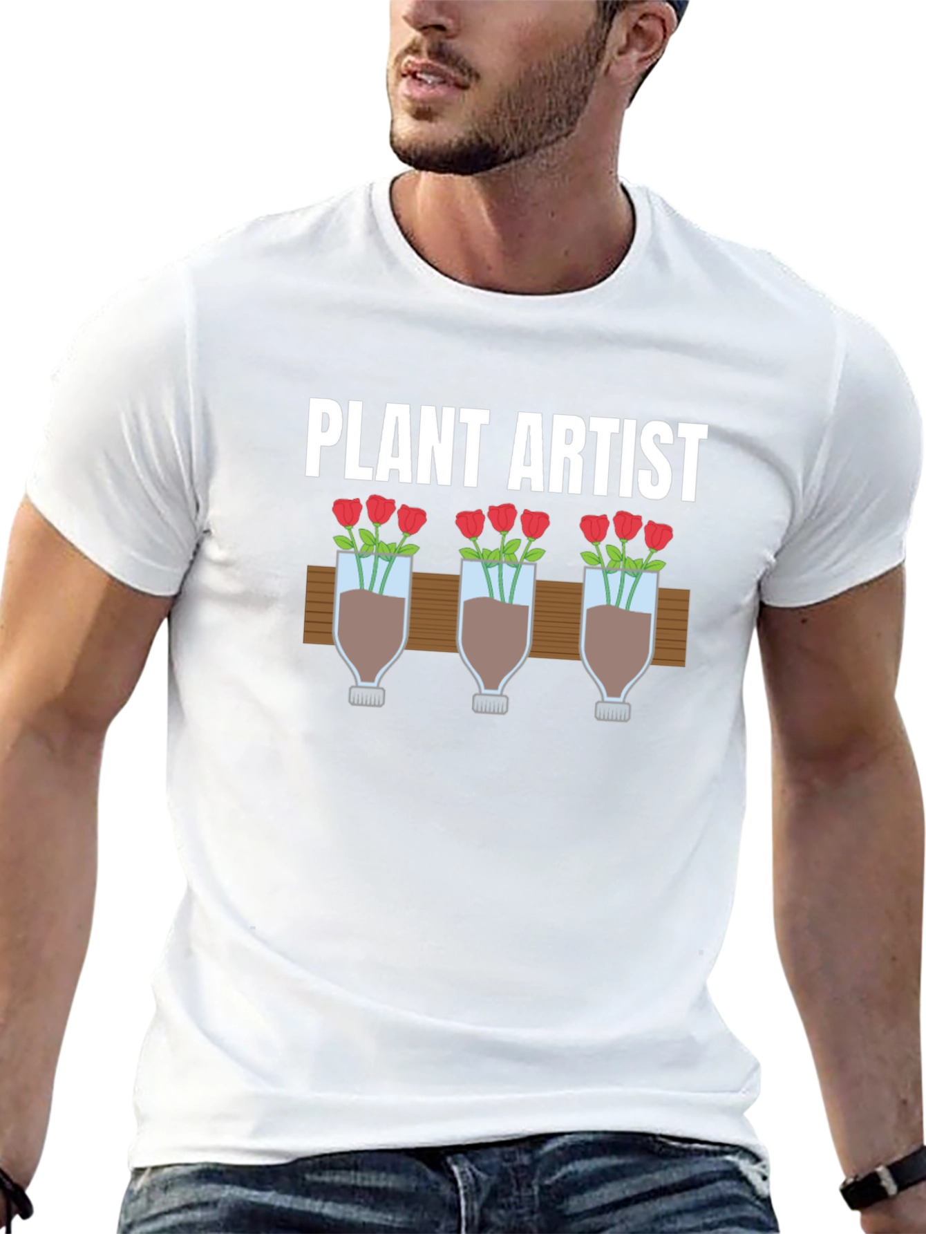 Plant Artist Graphic T-Shirt