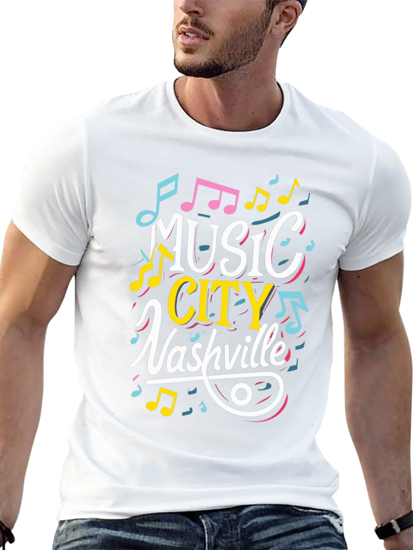 Music City Nashville Graphic Tee