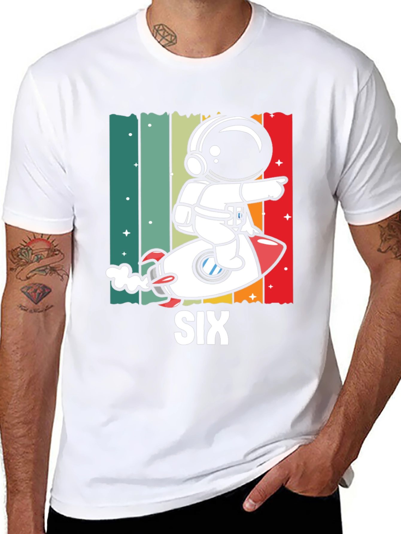Astronaut 6th Birthday T-Shirt - Space Adventure!