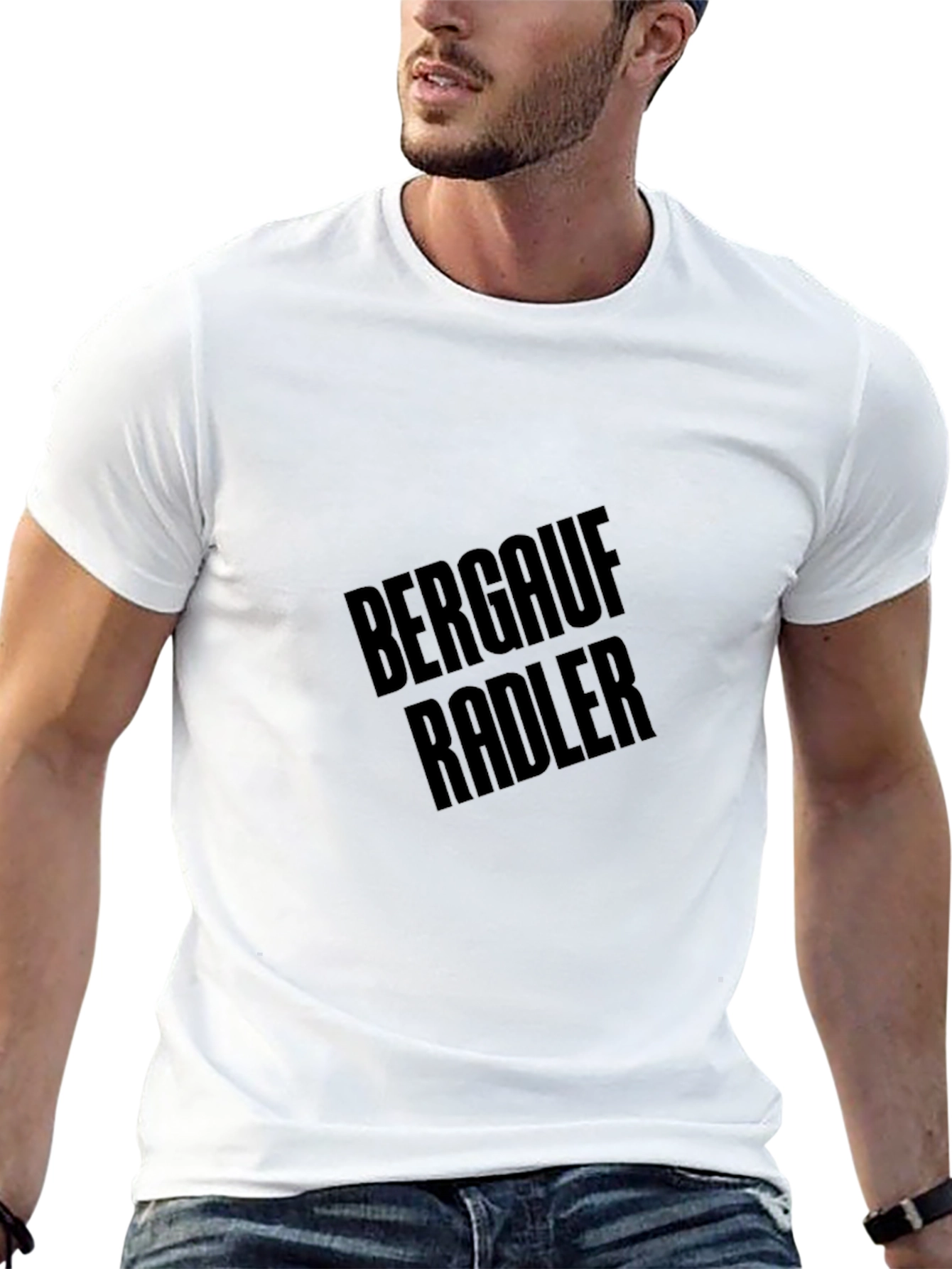 Bergauf Radler T-Shirt - Classic Black Tee