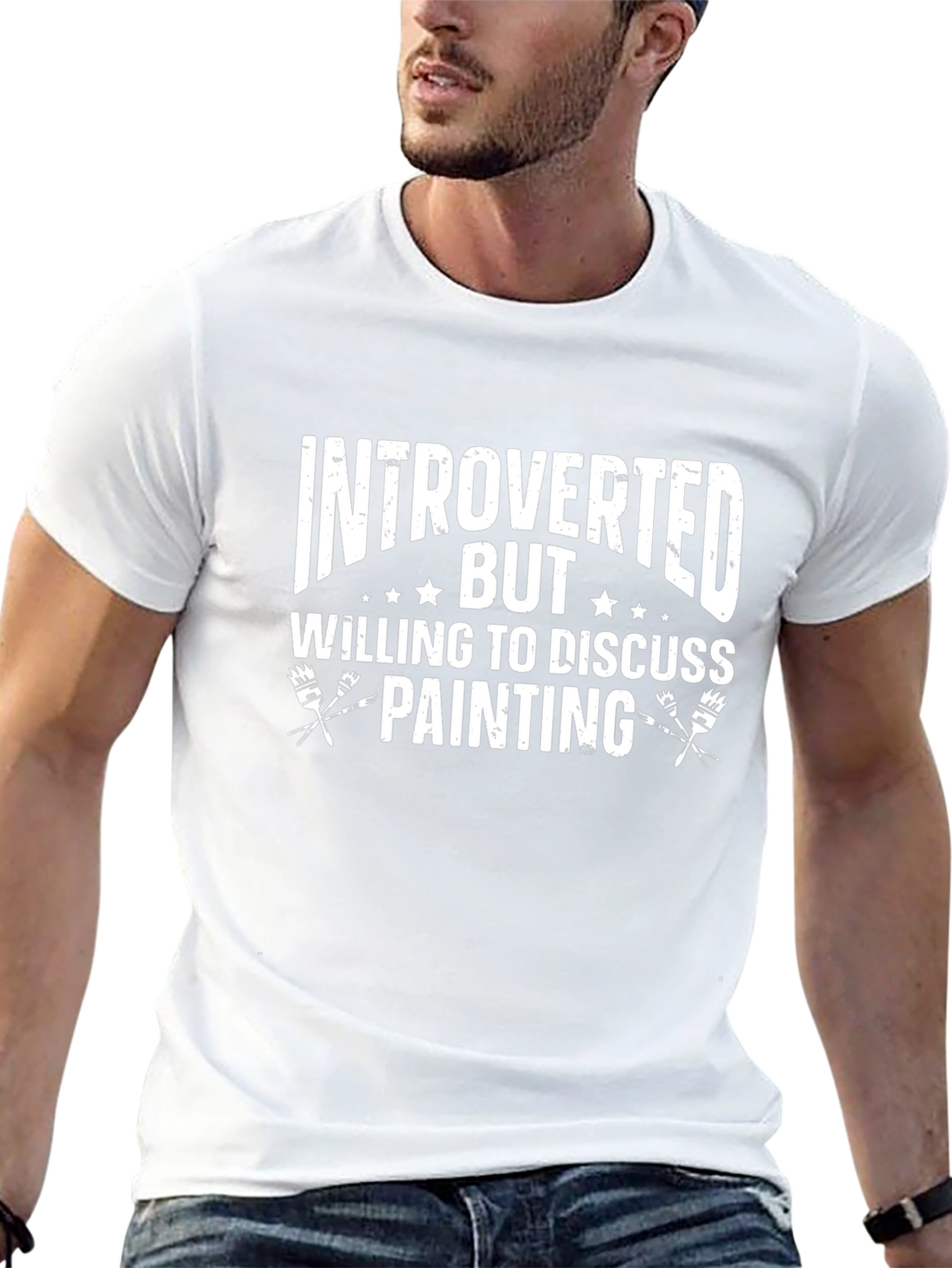 Introverted Painting T-Shirt - Art Lover Tee