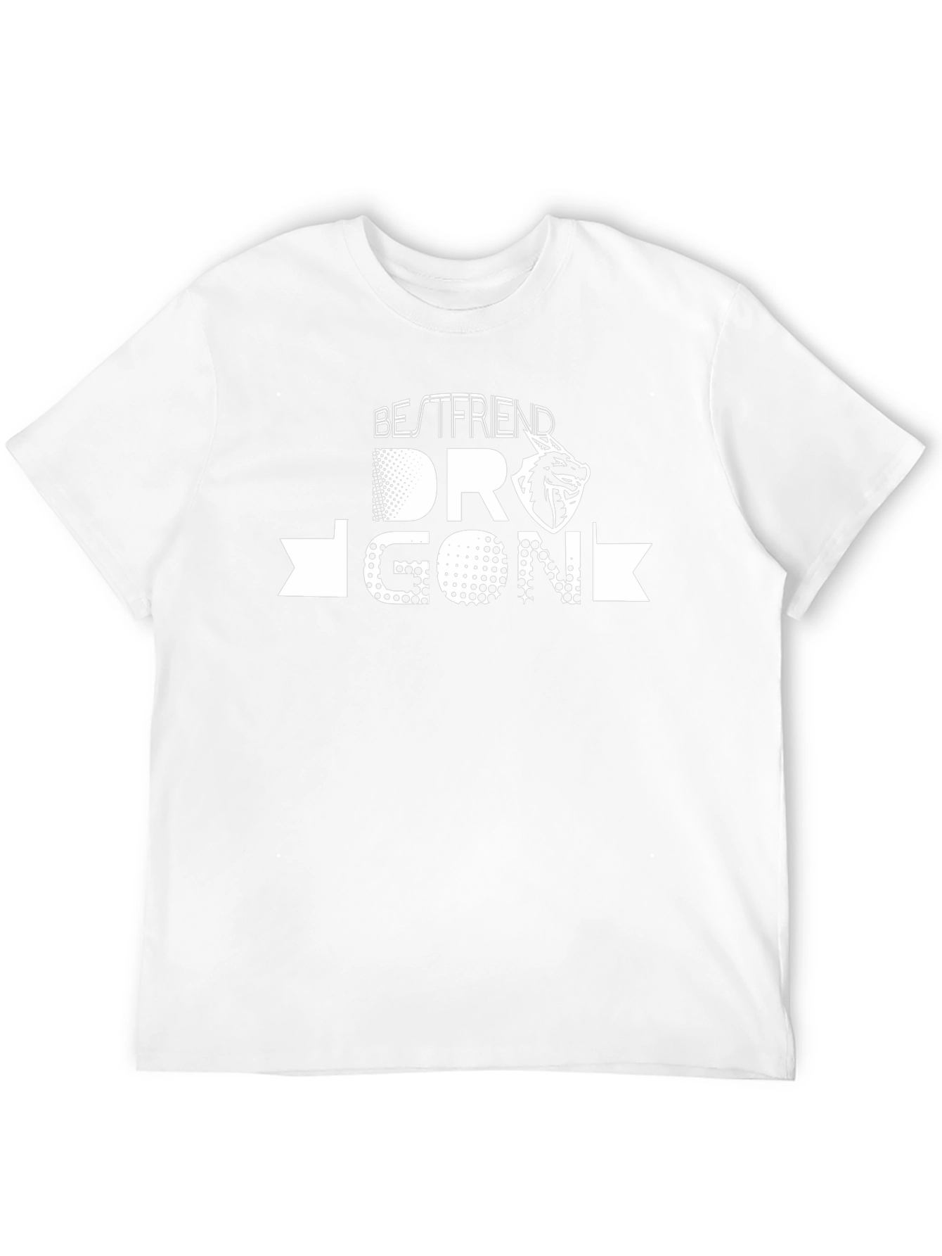 Bestfriend Dragon Graphic Black T-Shirt