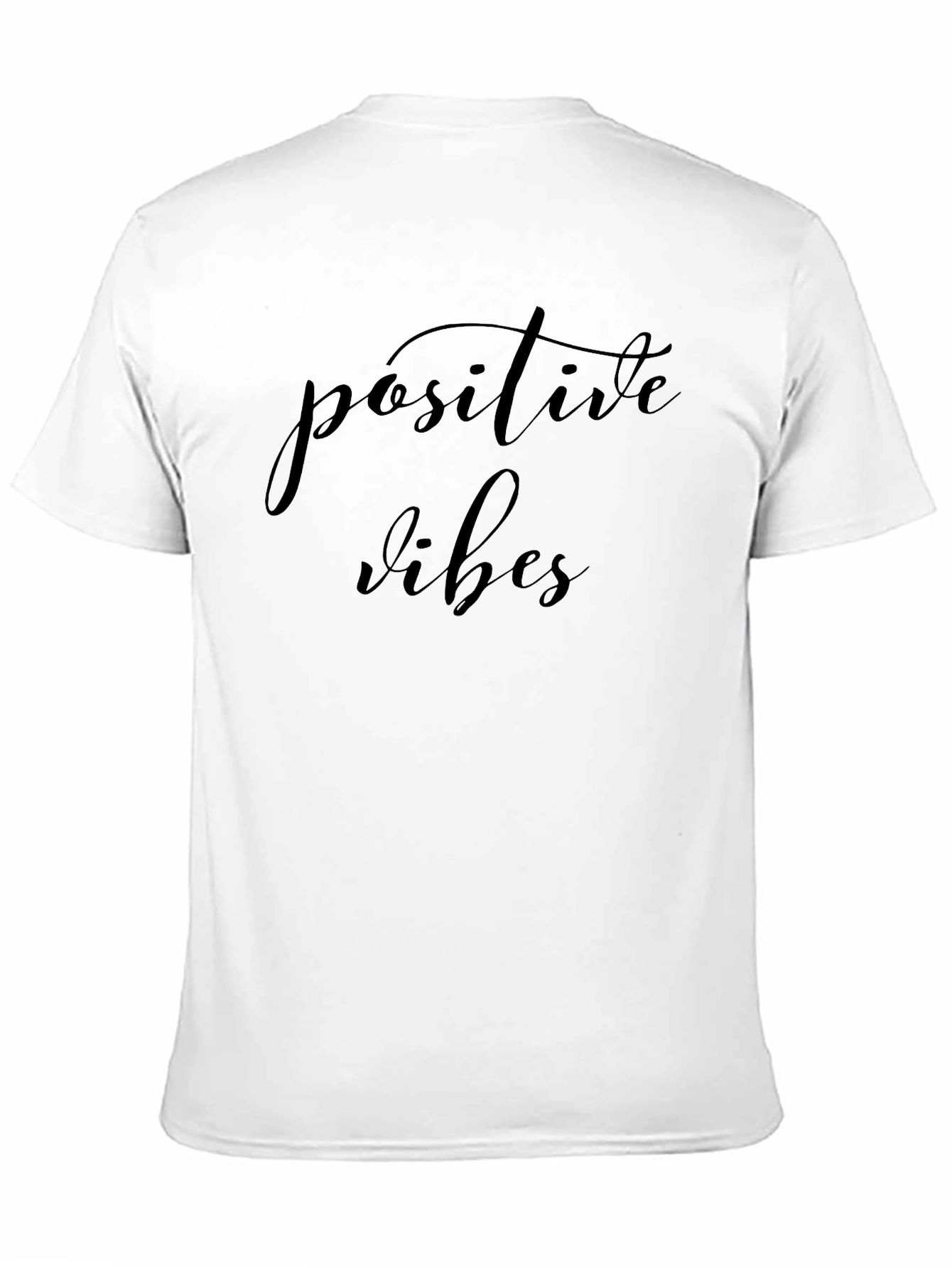 Positive Vibes Black T-Shirt