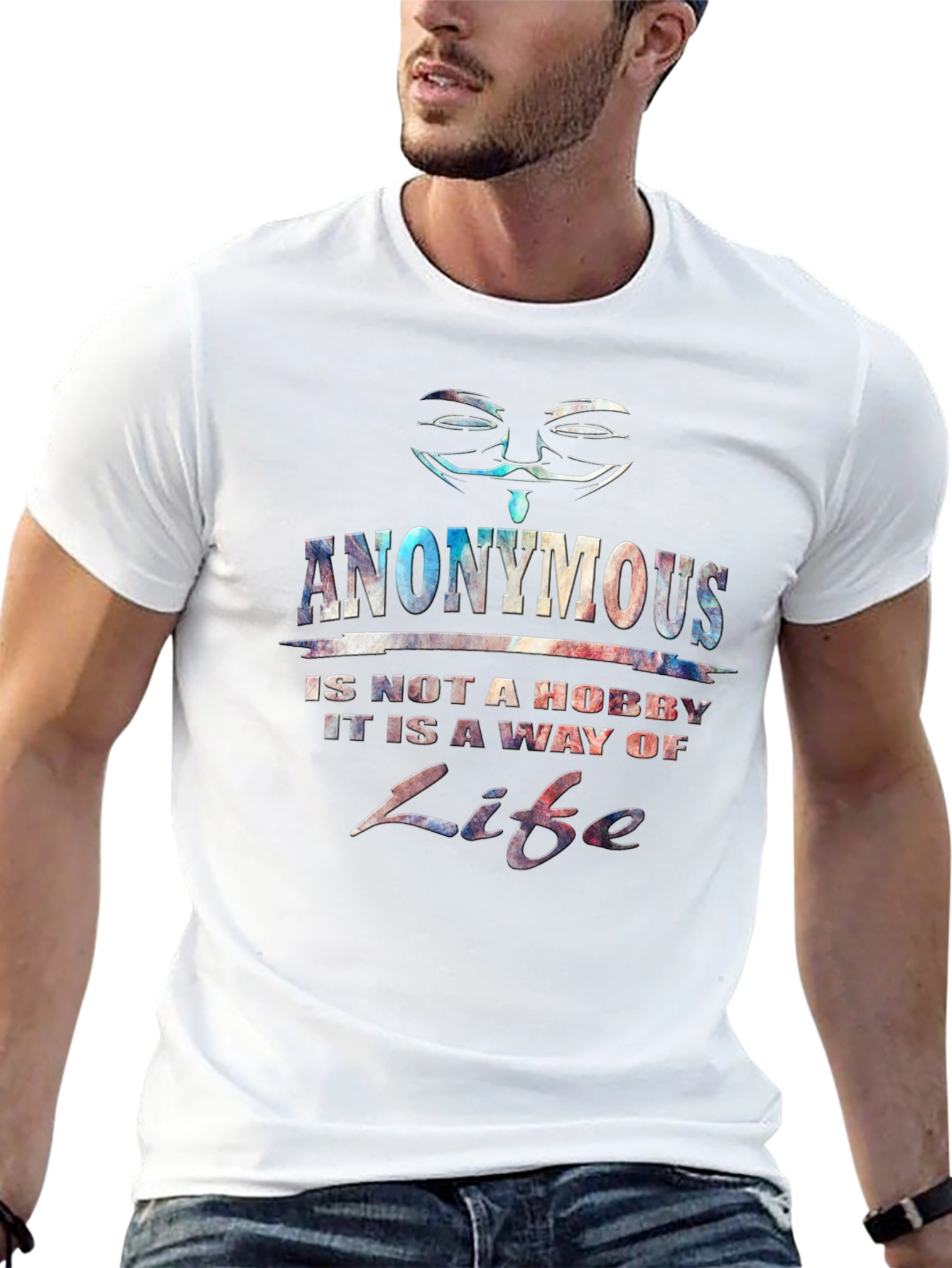 Anonymous Way Of Life Graphic T-Shirt
