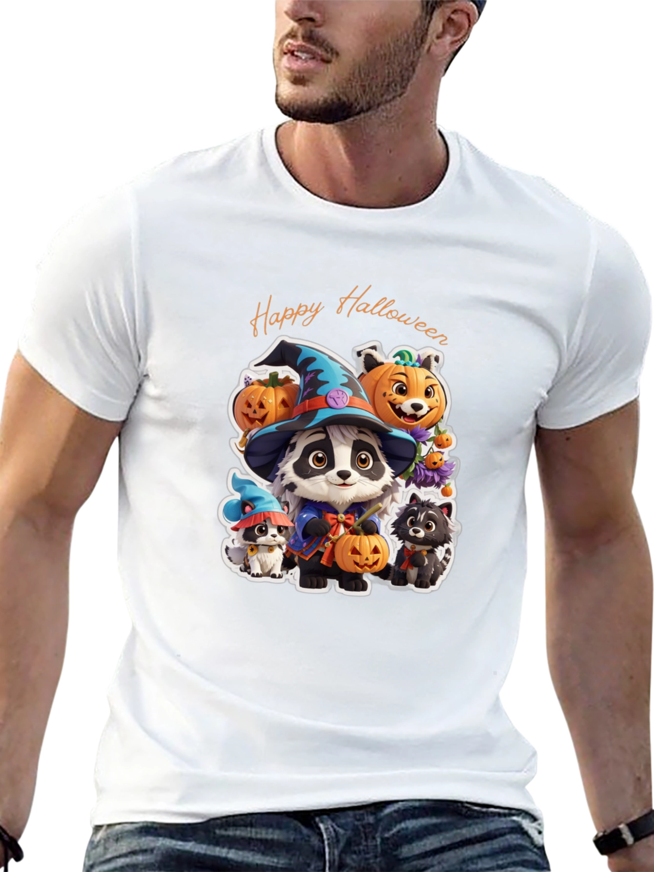 Happy Halloween Animal T-Shirt