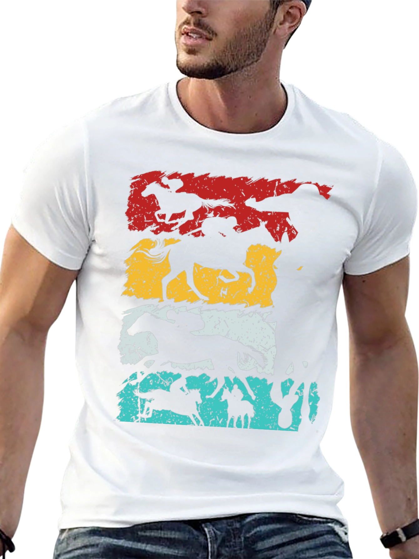 Retro Horse Racing T-Shirt