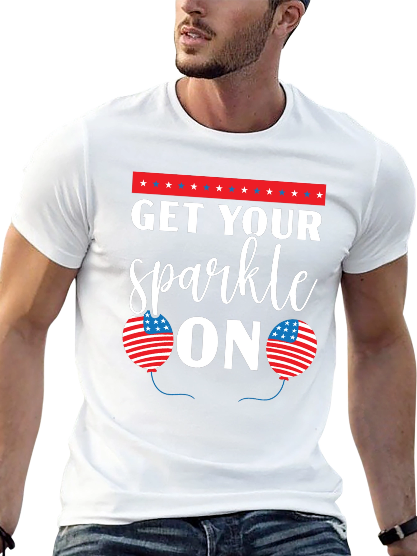 Get Your Sparkle On Patriotic T-Shirt