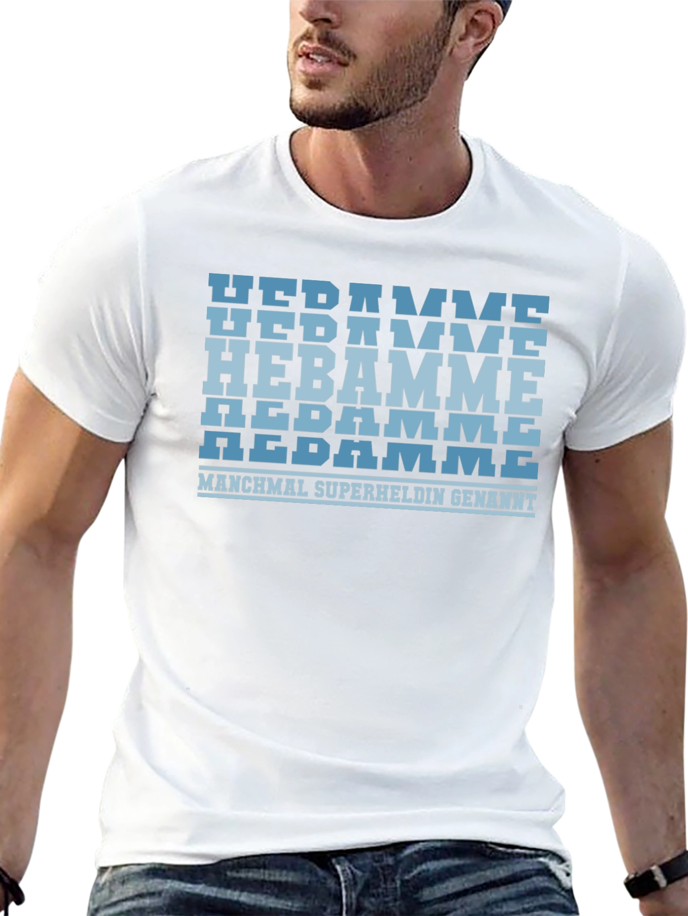 Midwife Superhero German T-Shirt