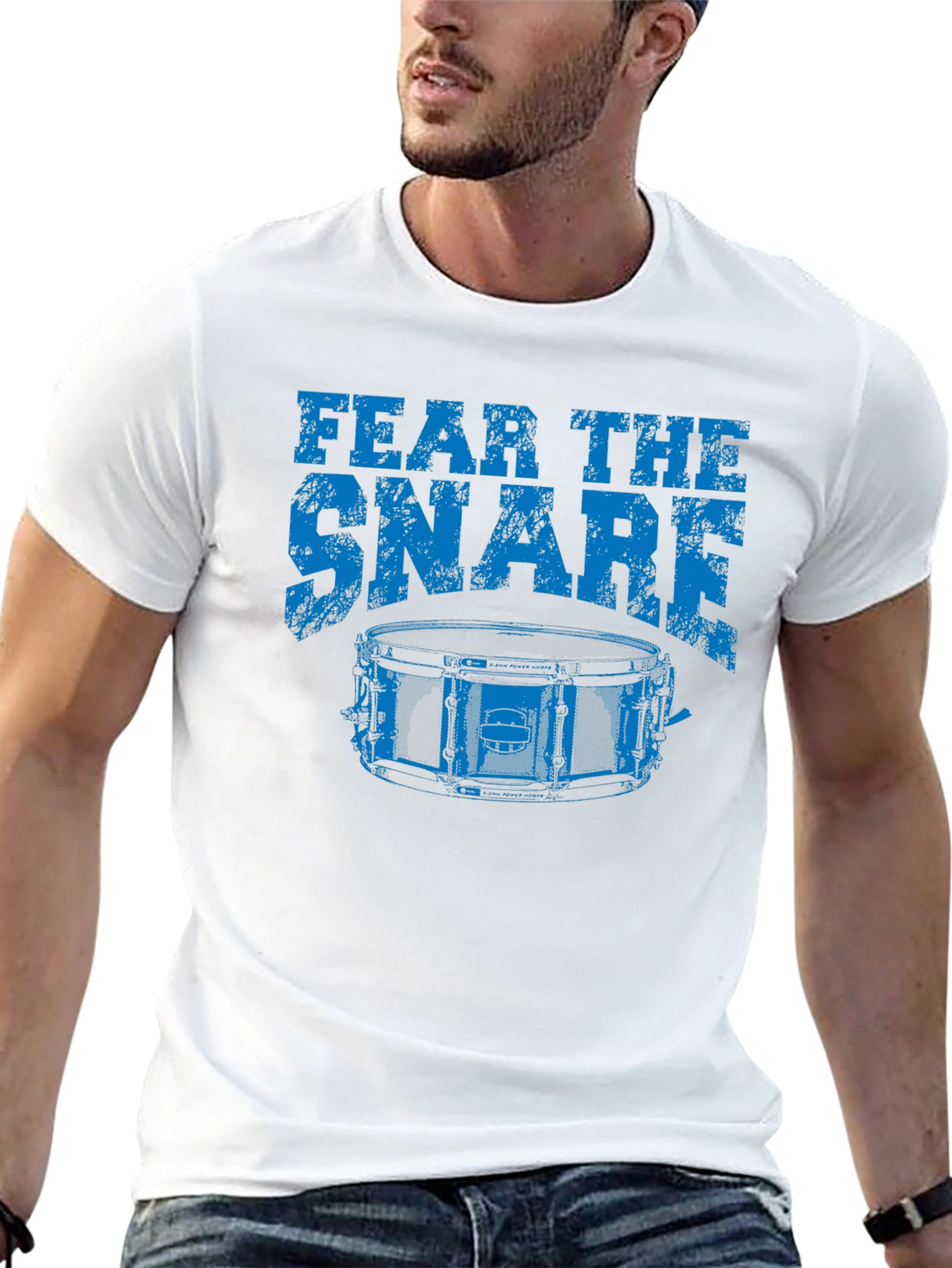Fear the Snare Black Drummer T-Shirt