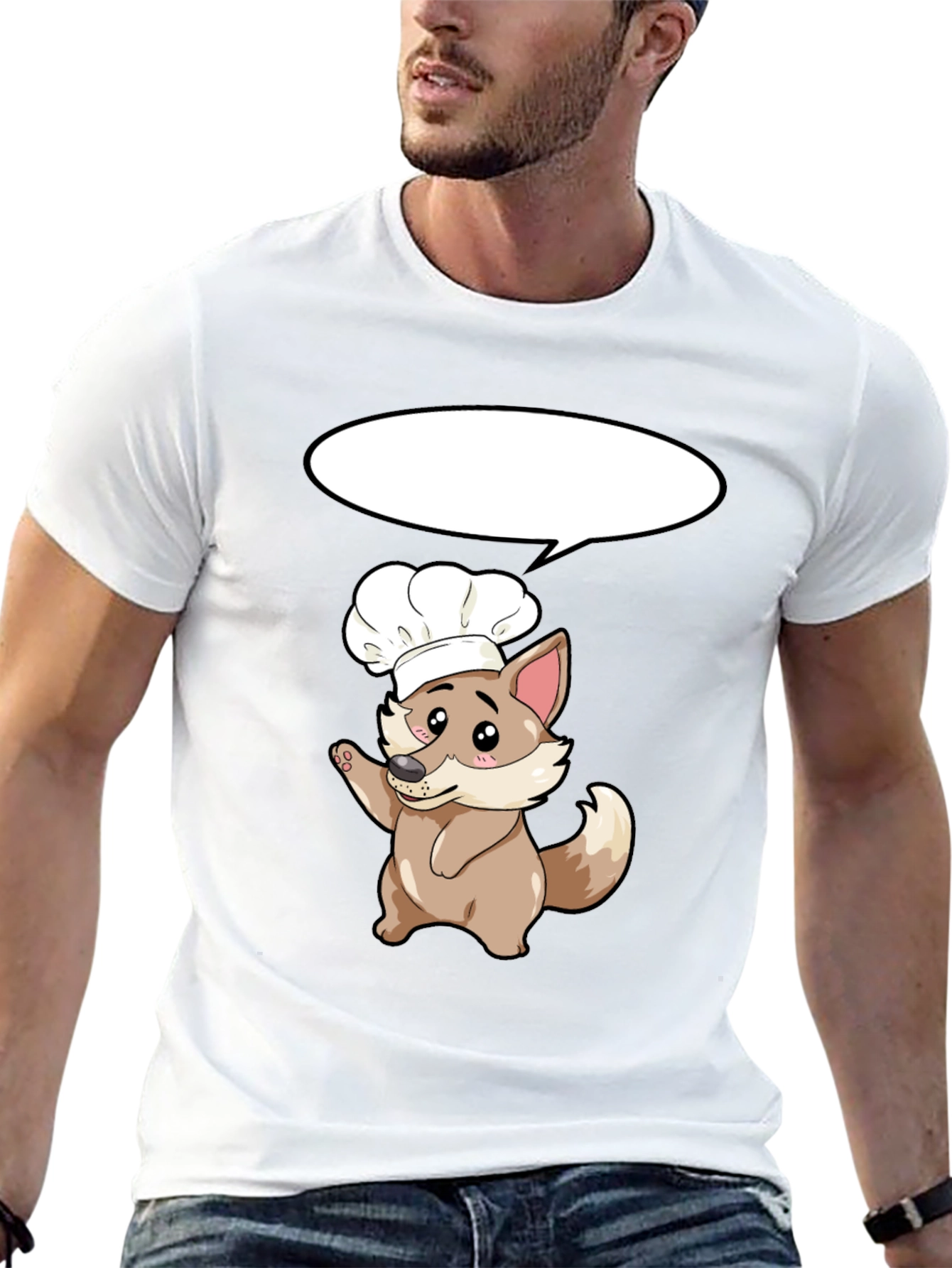 Chef Dog T-Shirt - Cute Cartoon Cook