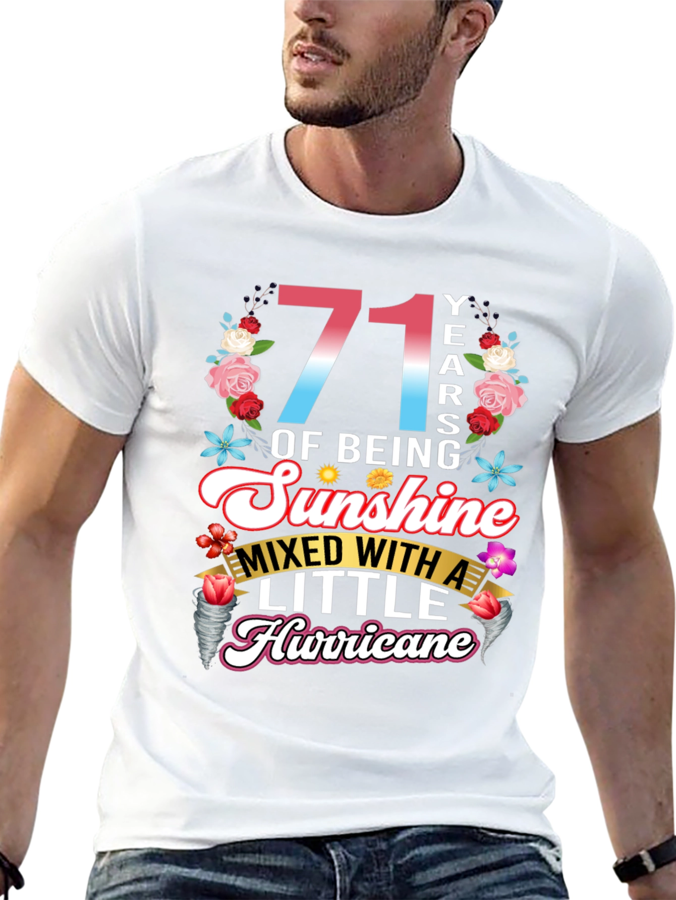 71 Years of Sunshine & Hurricane T-Shirt