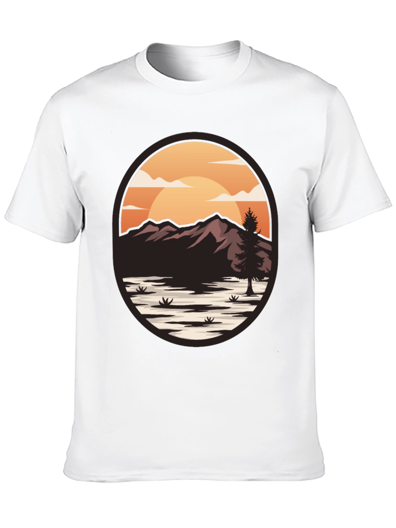 Nature Vista Graphic Tee - Stylish Comfort