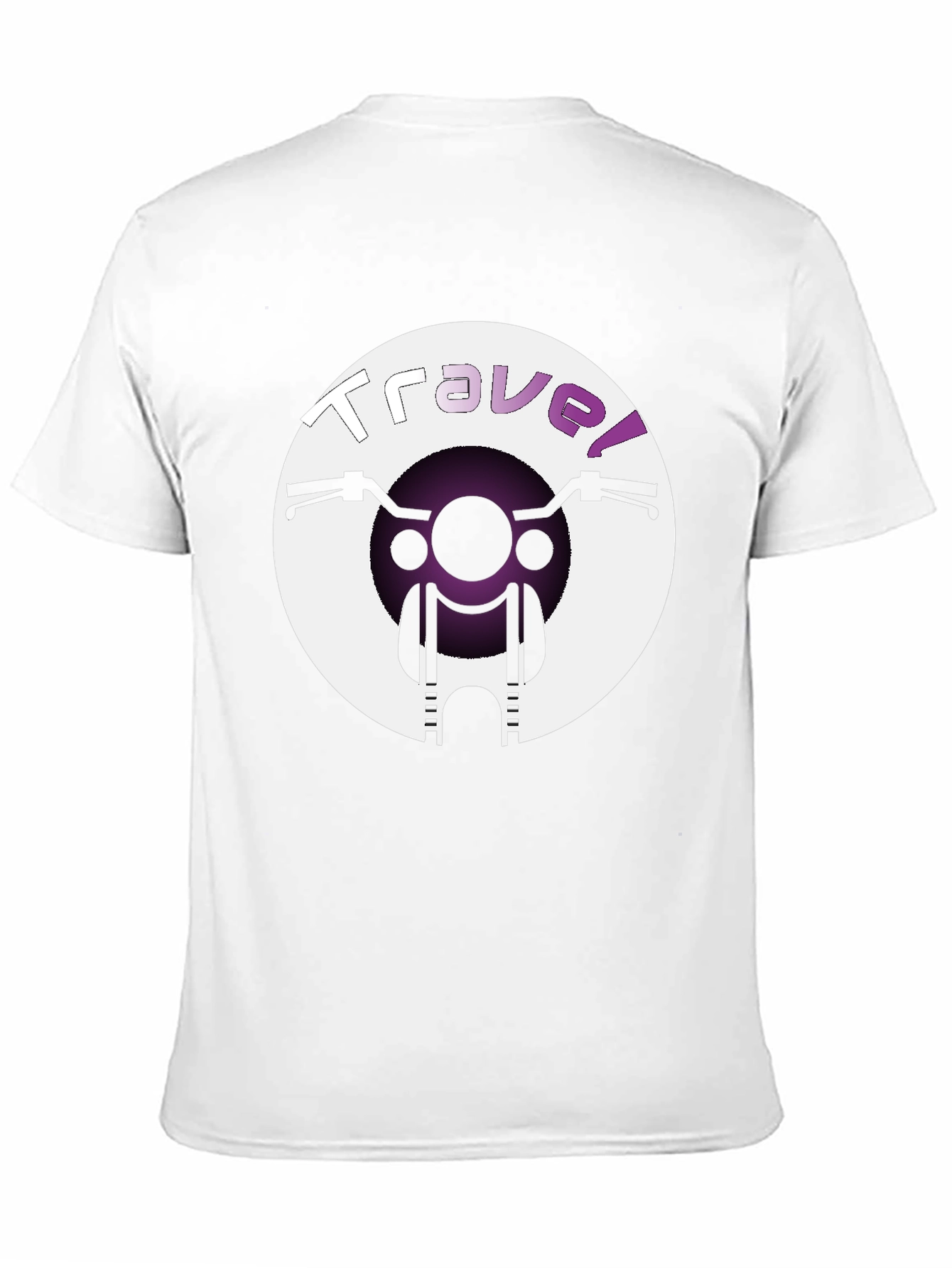 Travel Graphic T-Shirt - Motorcycle Design