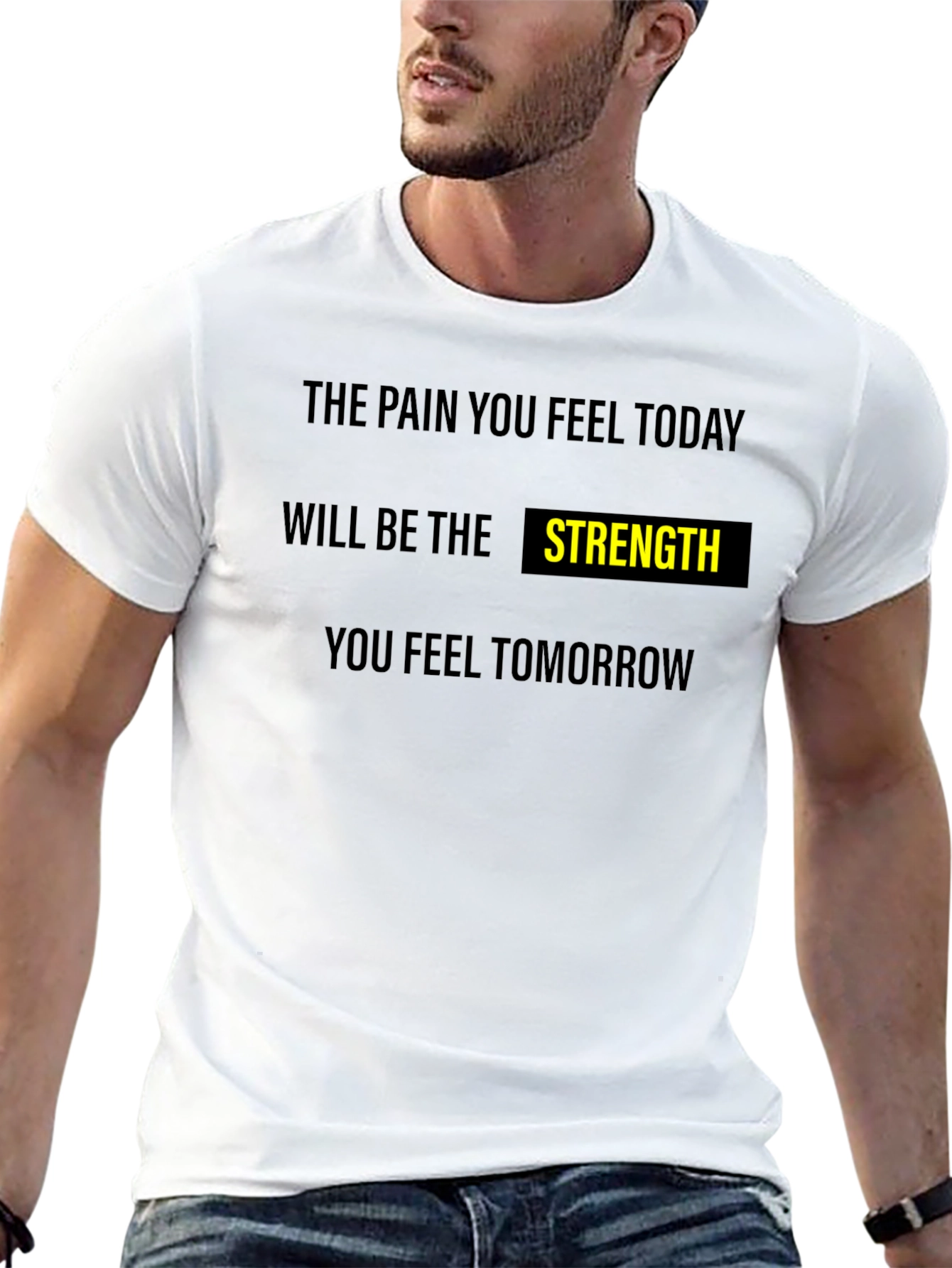 Motivational Strength Graphic T-Shirt
