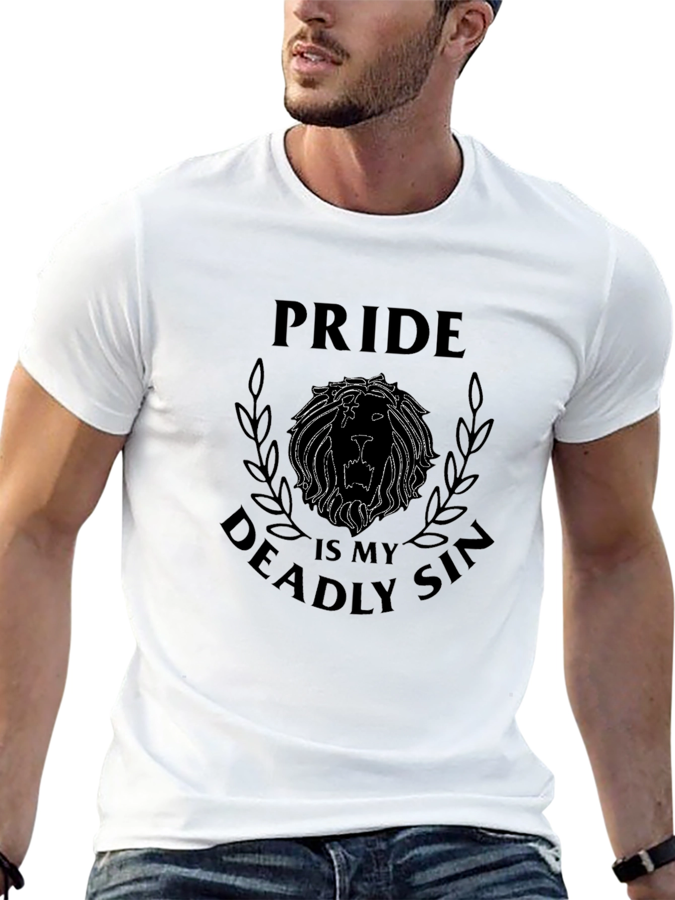 Pride Deadly Sin Lion Black T-Shirt
