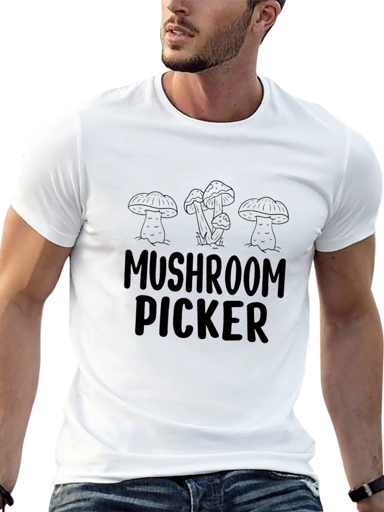 Mushroom Picker Graphic T-Shirt