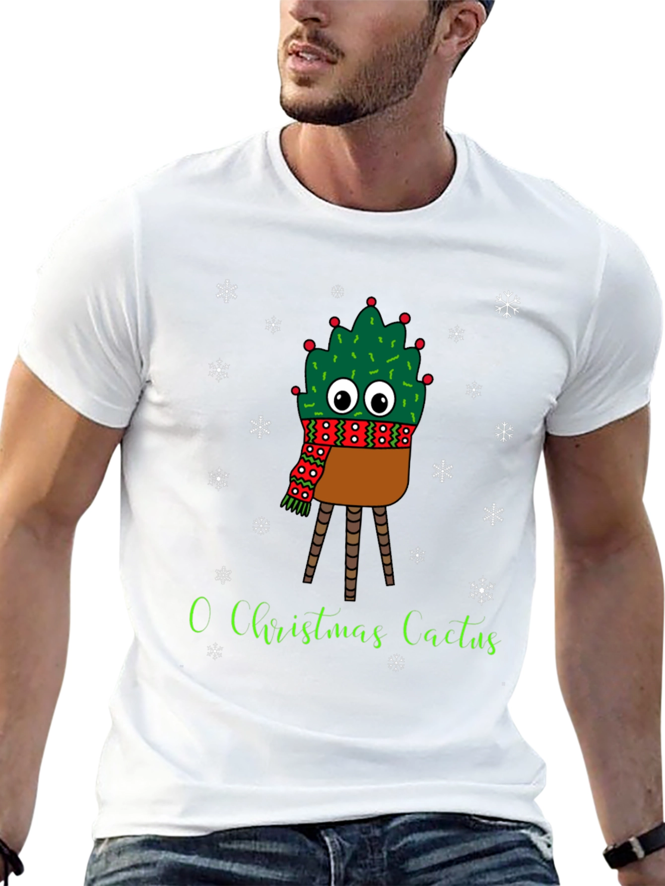 O Christmas Cactus T-Shirt Funny Holiday Tee