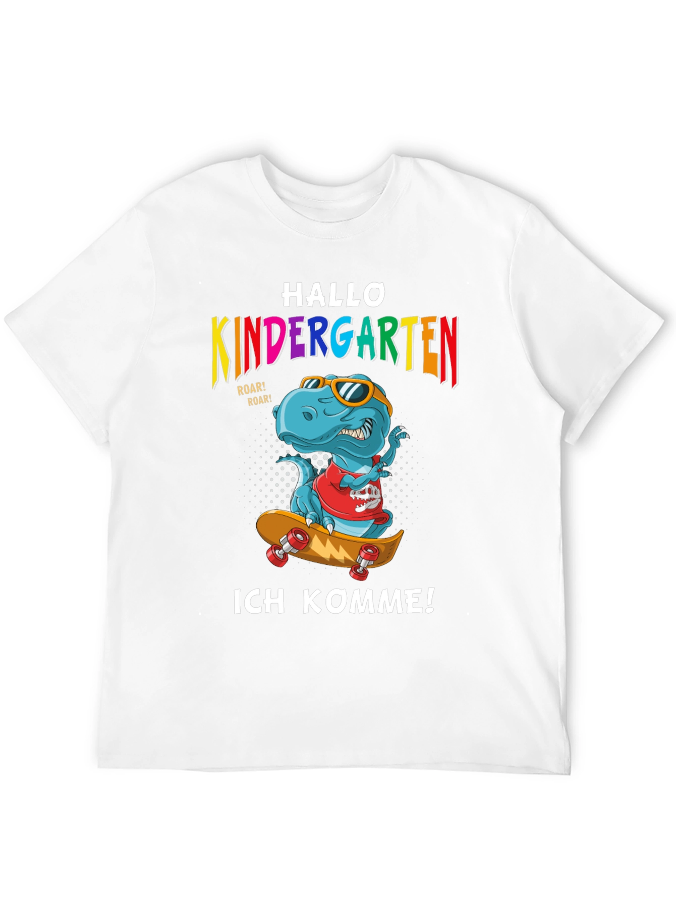Hallo Kindergarten Dinosaur T-Shirt