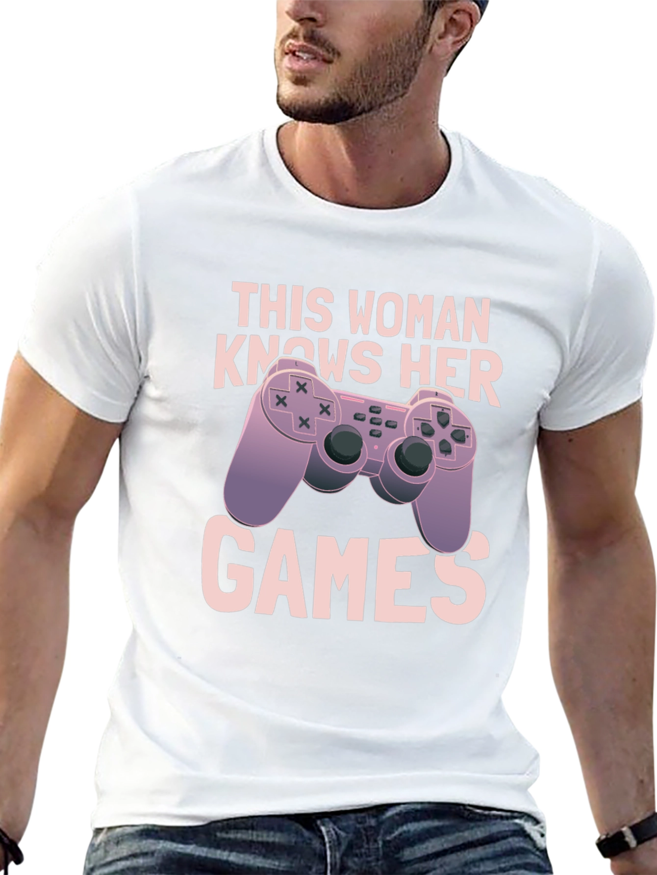 Gaming Woman Black T-Shirt