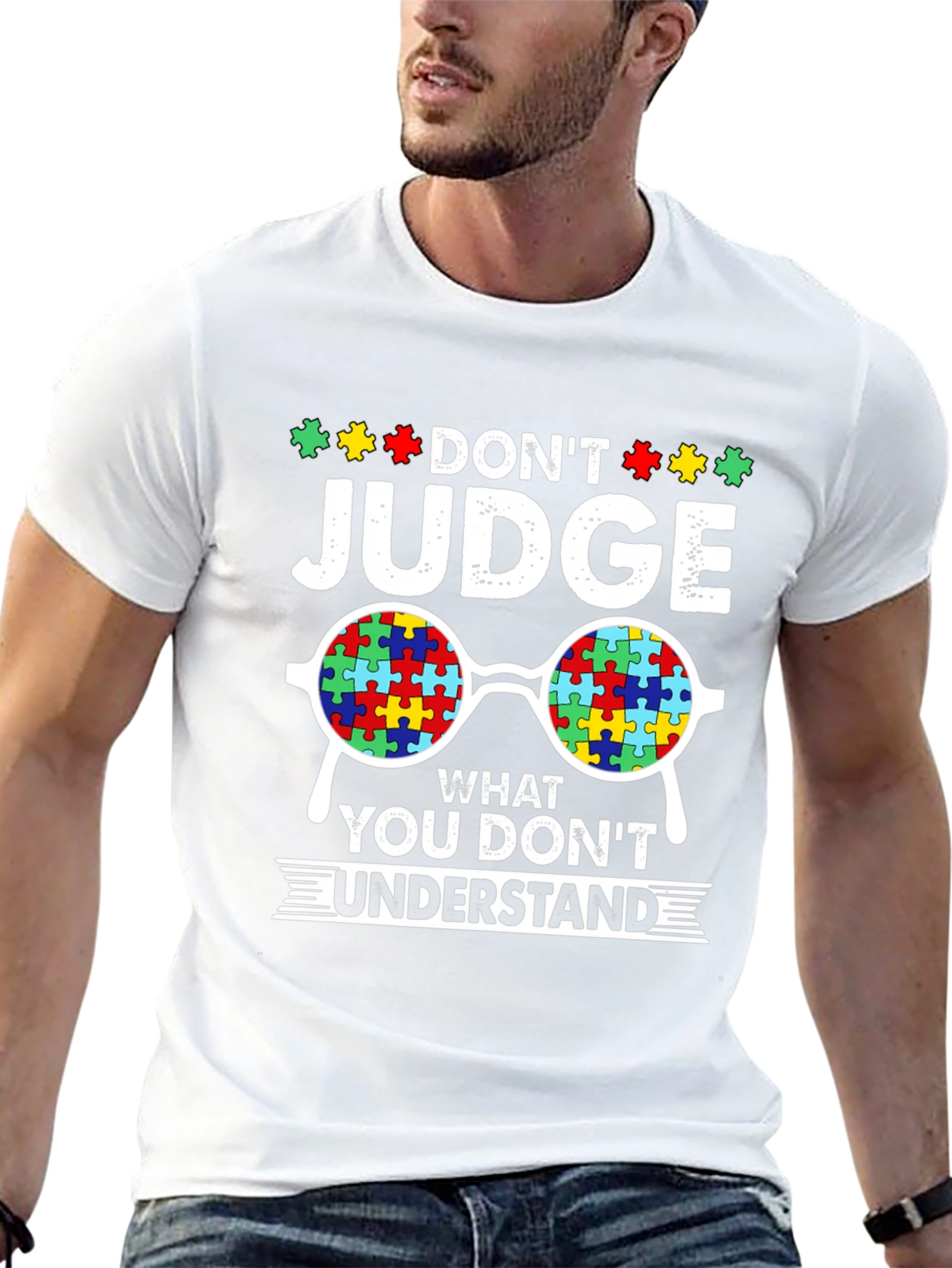 Dont Judge Autism Awareness T-Shirt