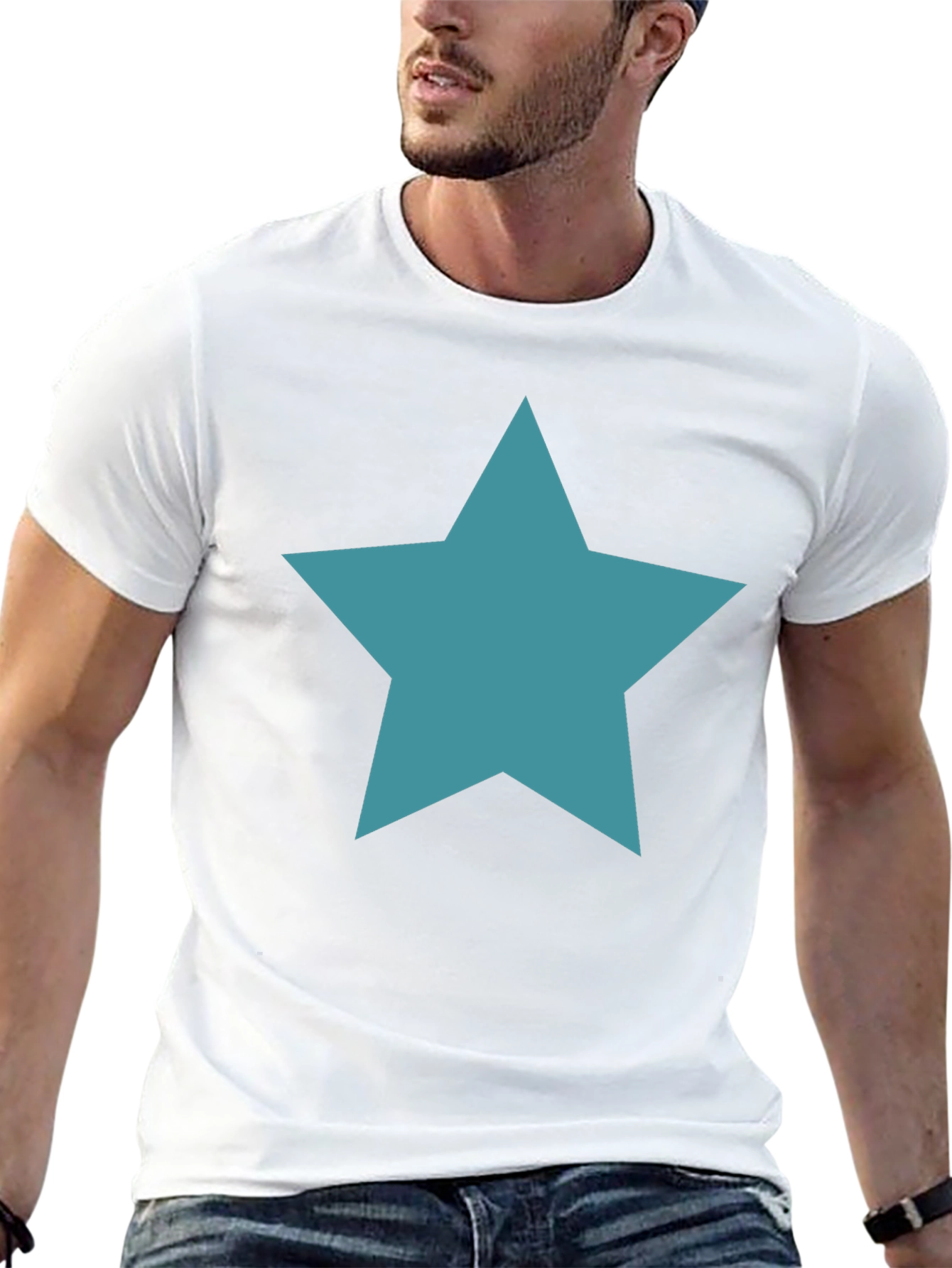 Star Graphic Black T-Shirt - Casual Style