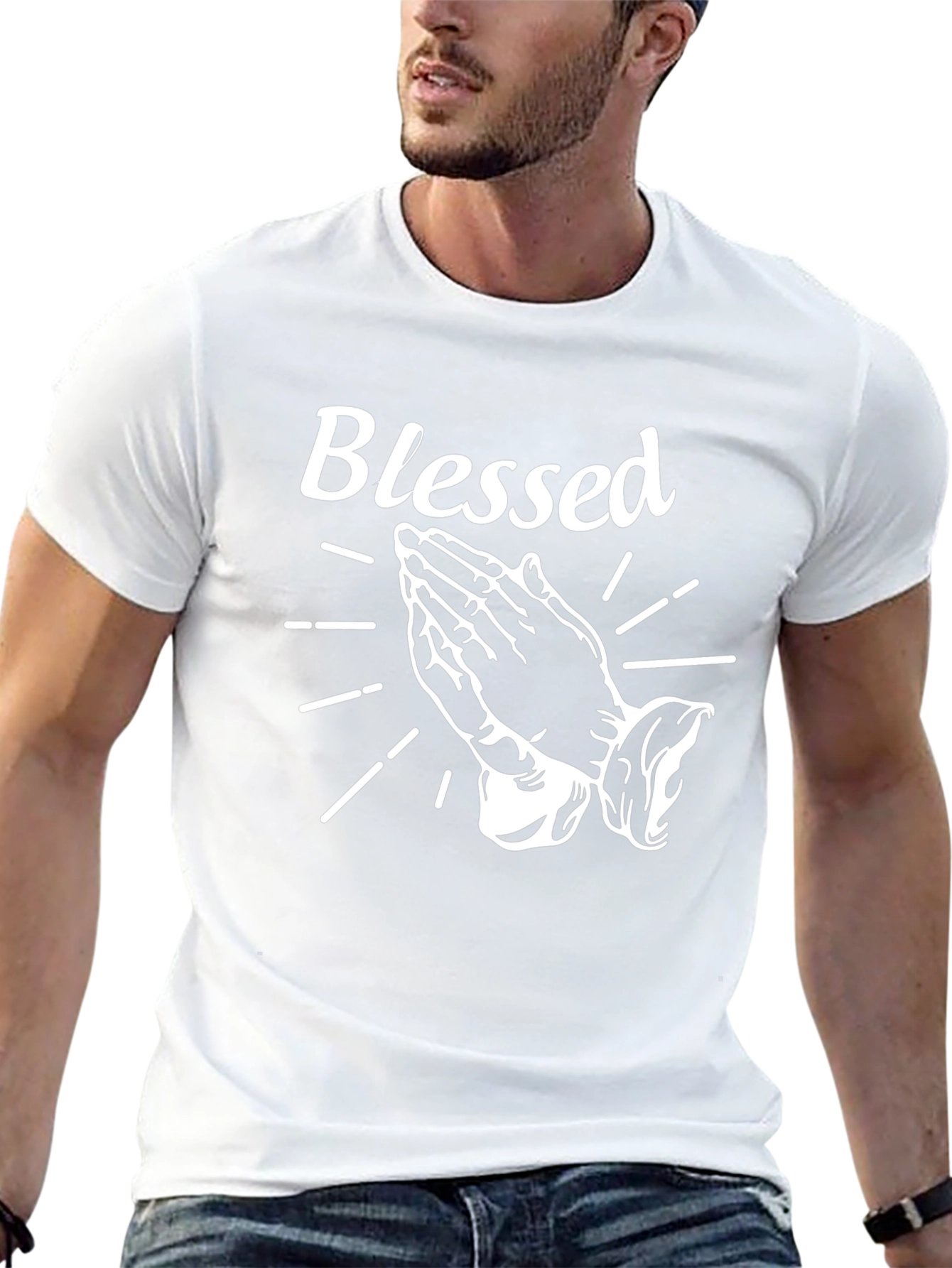 Blessed Graphic T-Shirt - Religious Faith Tee