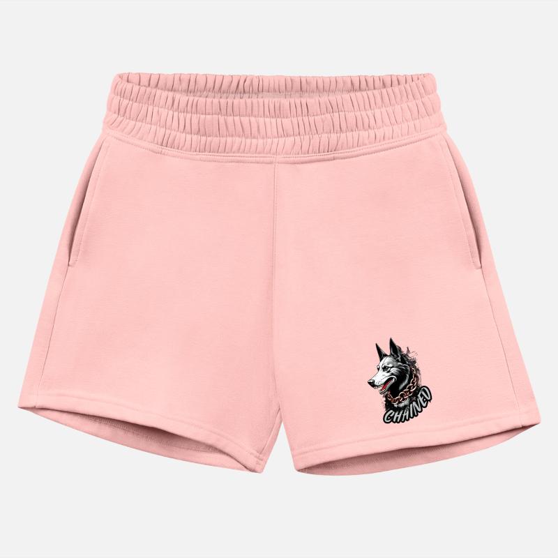 Aggressive Husky with Chain Necklace Design