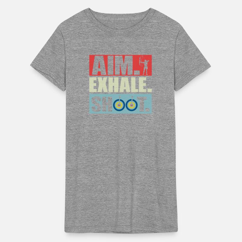 Aim Exhale Shoot. Archery Target Bow & Arrows