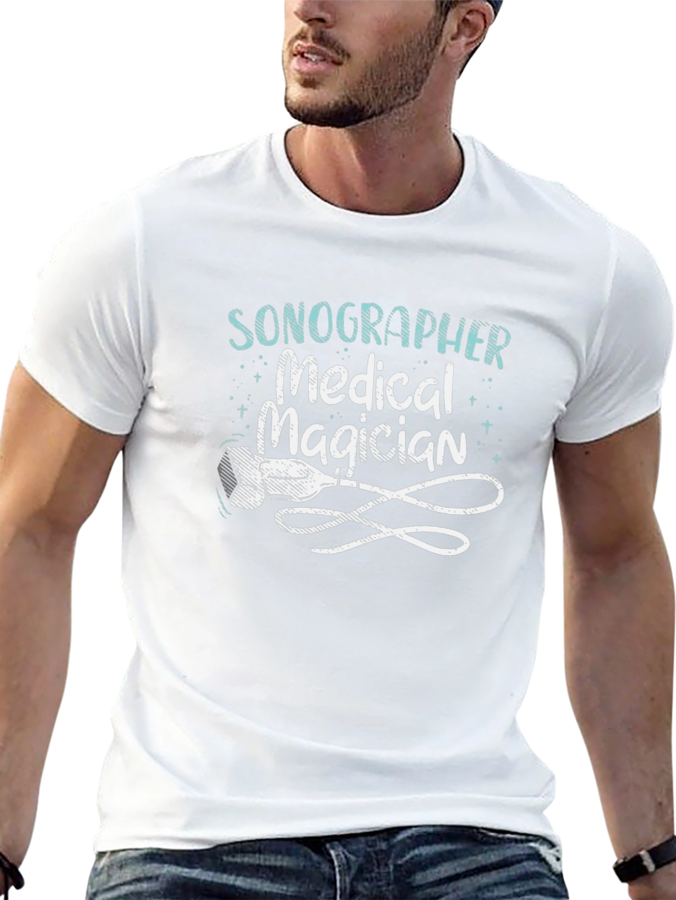 Sonographer Medical Magician Graphic Tee