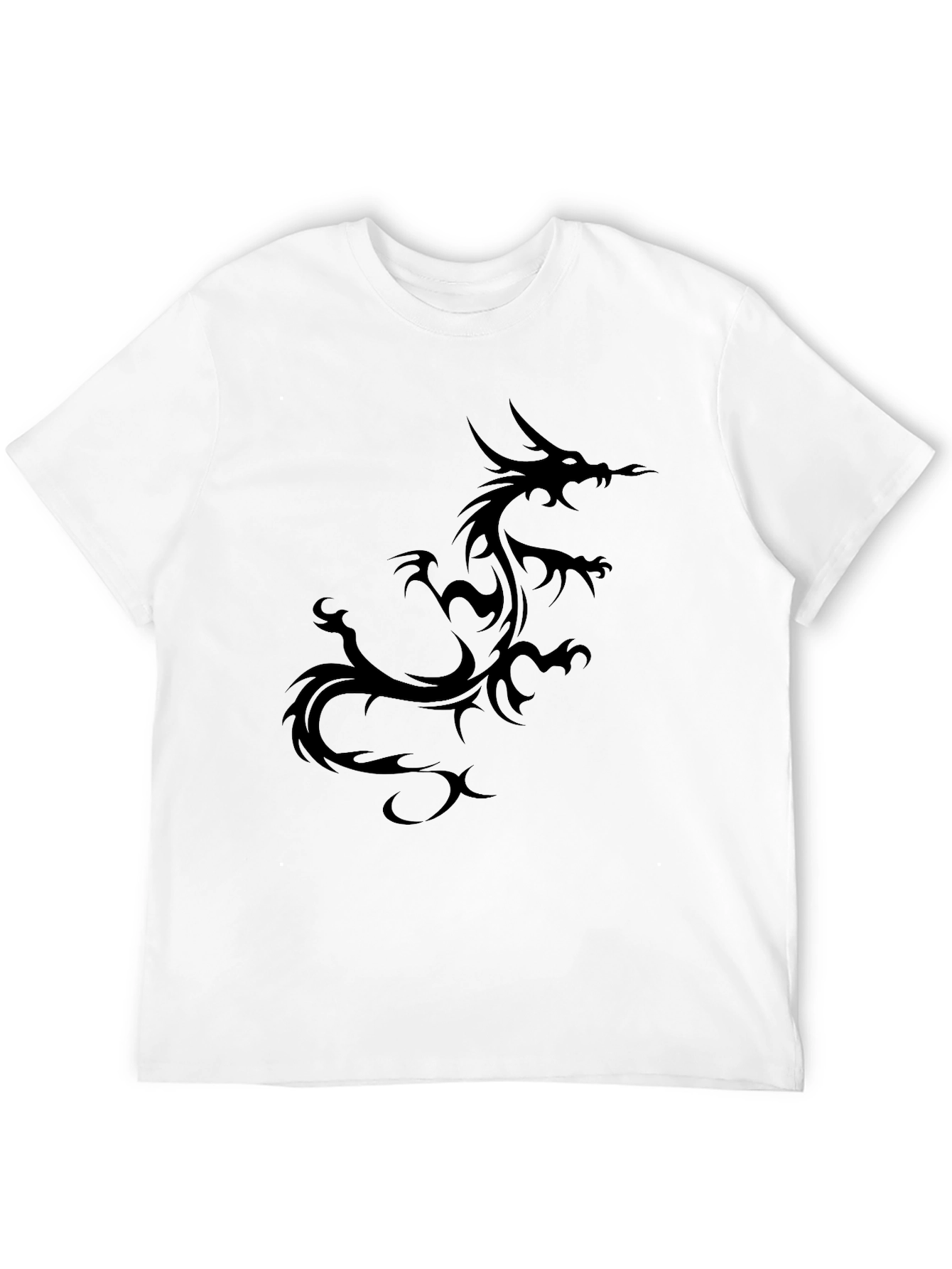 Black Dragon Graphic T-Shirt - Casual Style