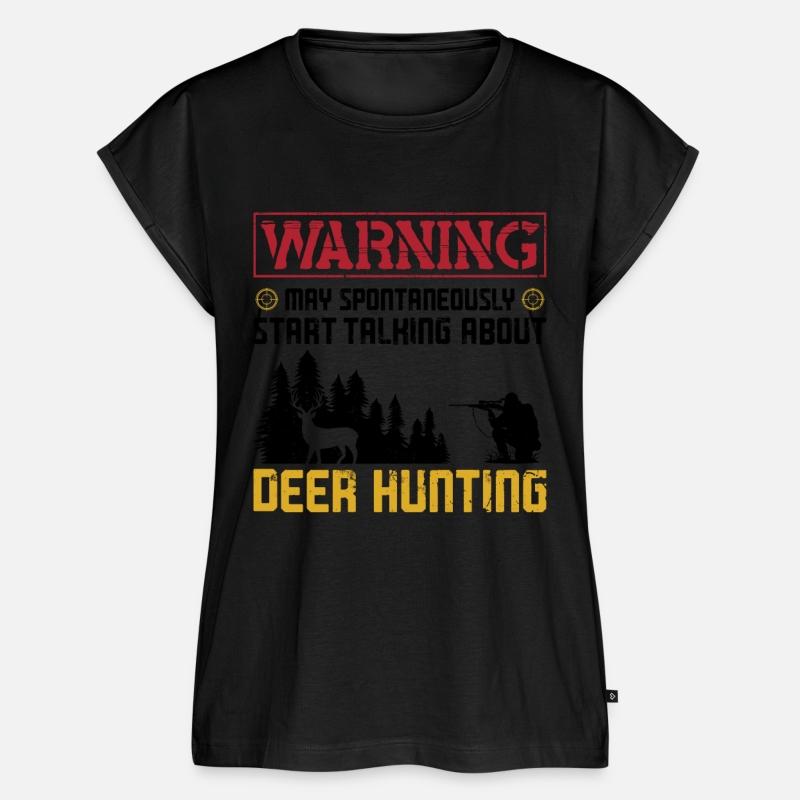 Buck Deer Hunting Hunter Warning