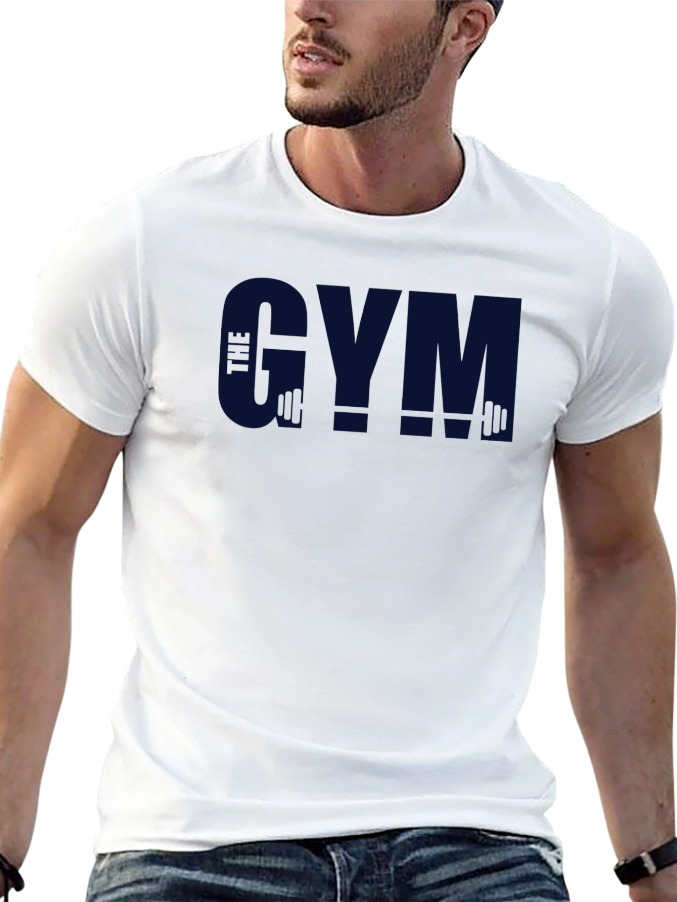 GYM T-Shirt: Mens Black Training Tee
